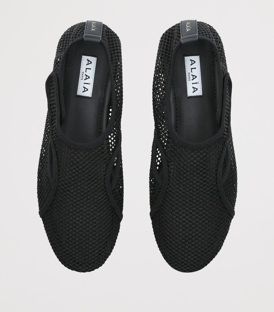 Mesh Ballet Flats BLACK Image 4