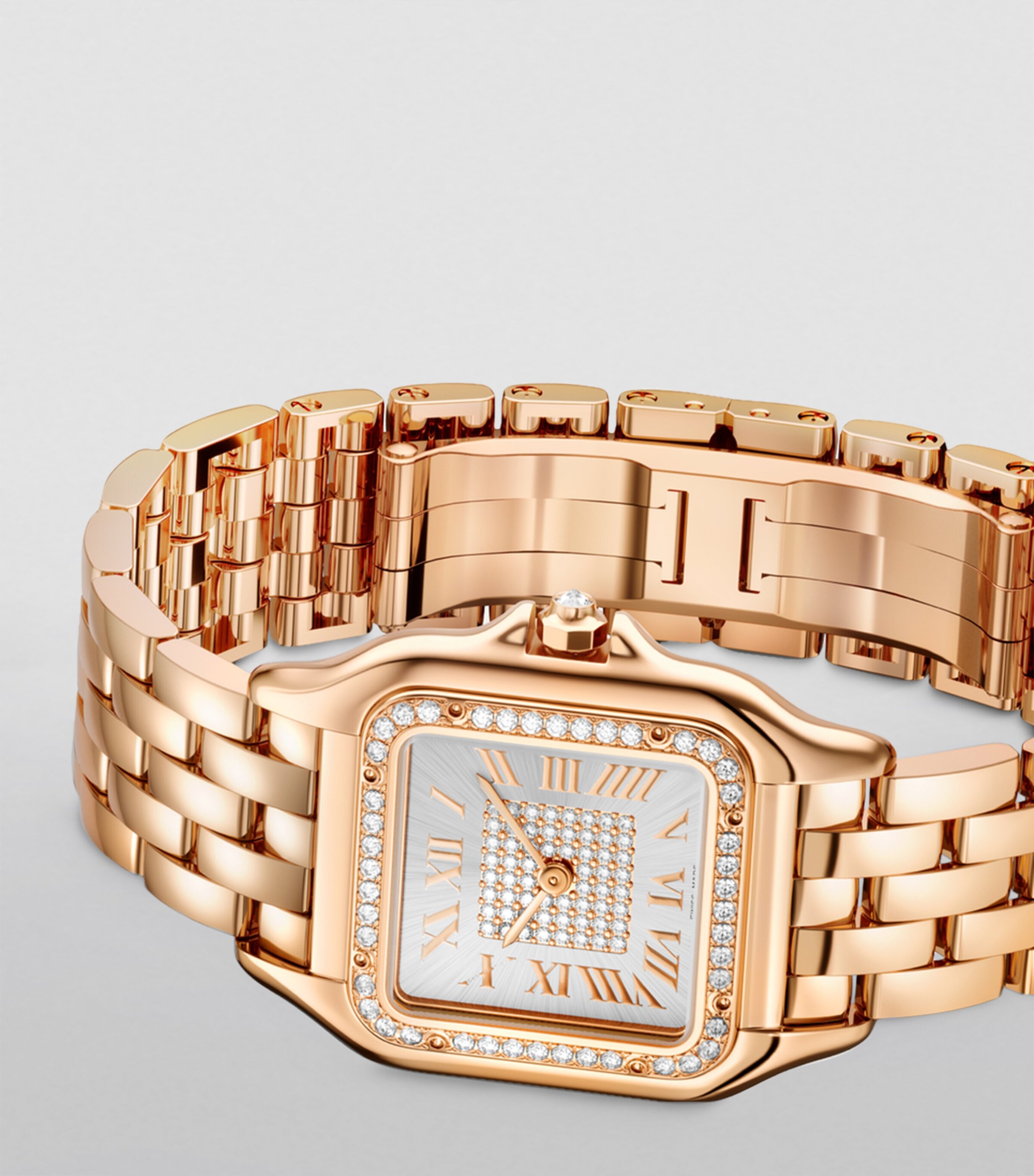 Cartier Medium Rose Gold and Diamond Panthère de Cartier Watch 26.7mm Rose Gold Image 5