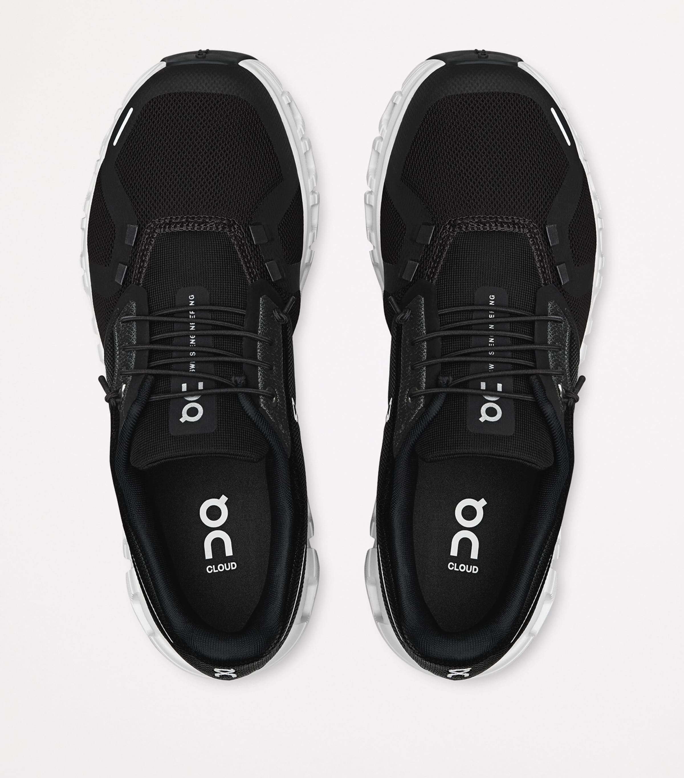 On Cloud 6 Trainers Black/white Image 3