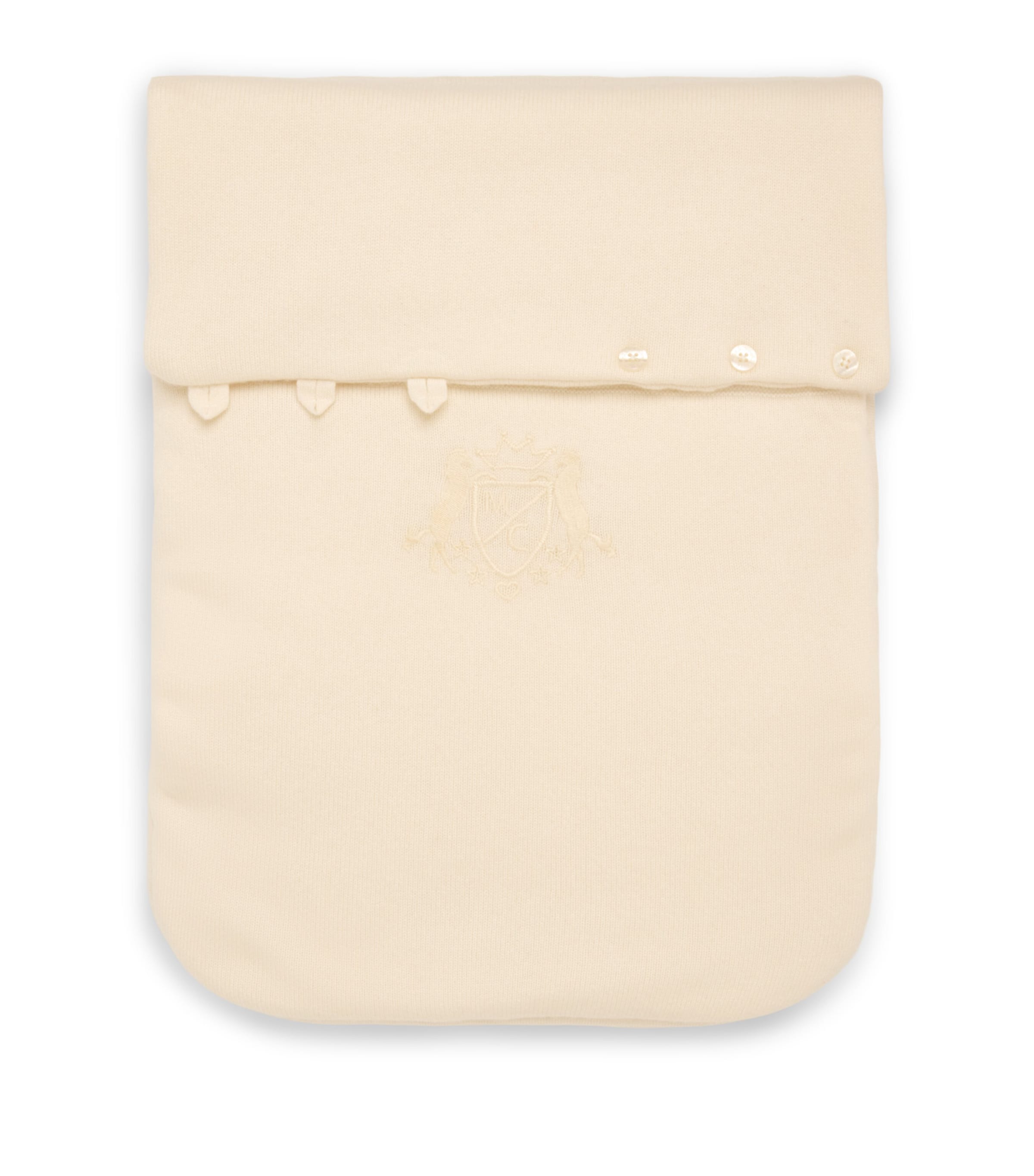 Marie-chantal Wool-cashmere Bronx Crest Sleepnest In White