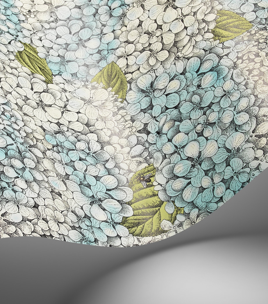 x Fornasetti Ortensia Wallpaper Roll BLUE & CREAM Image 2