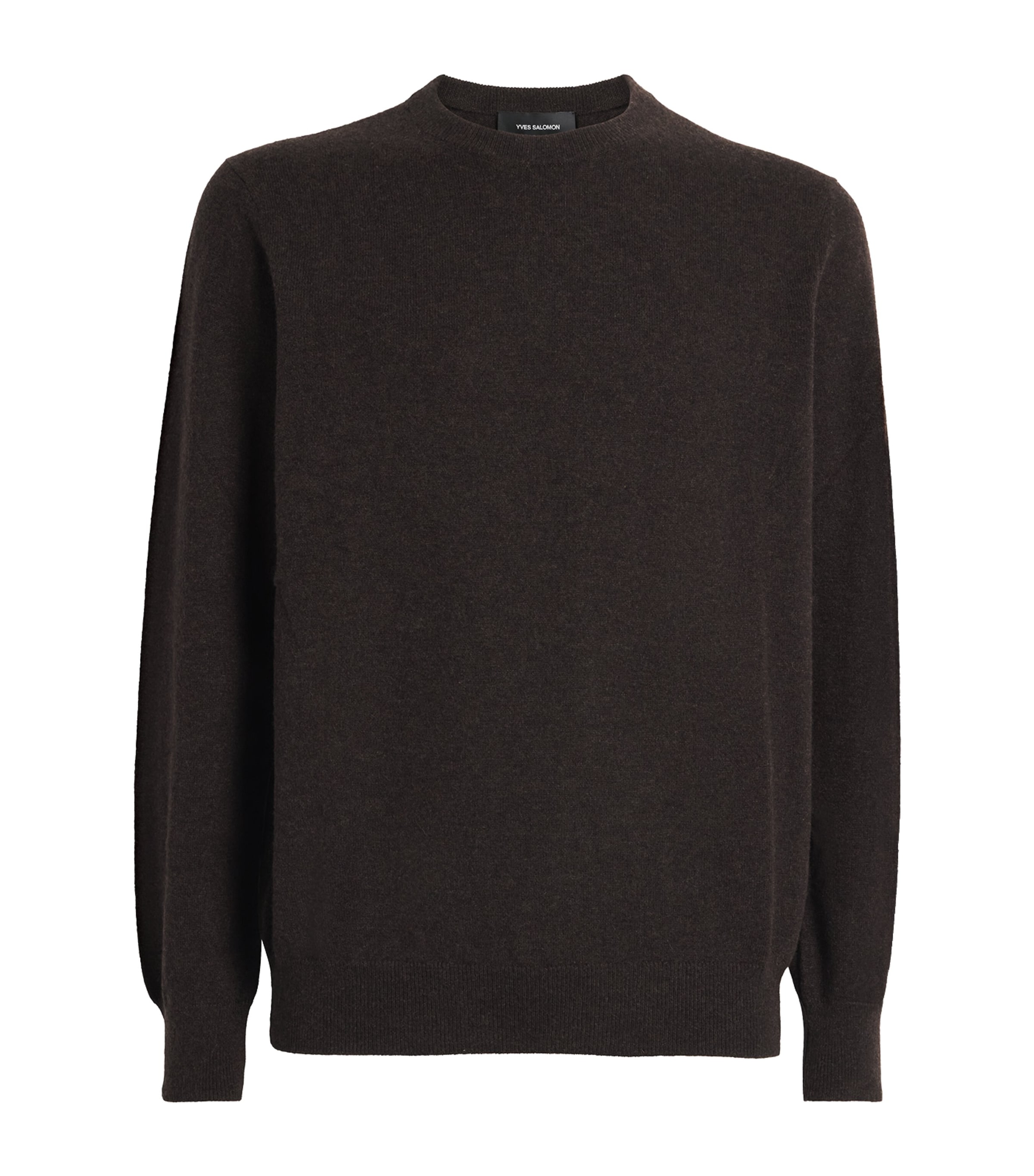Yves Salomon Cashmere Sweater In Brown