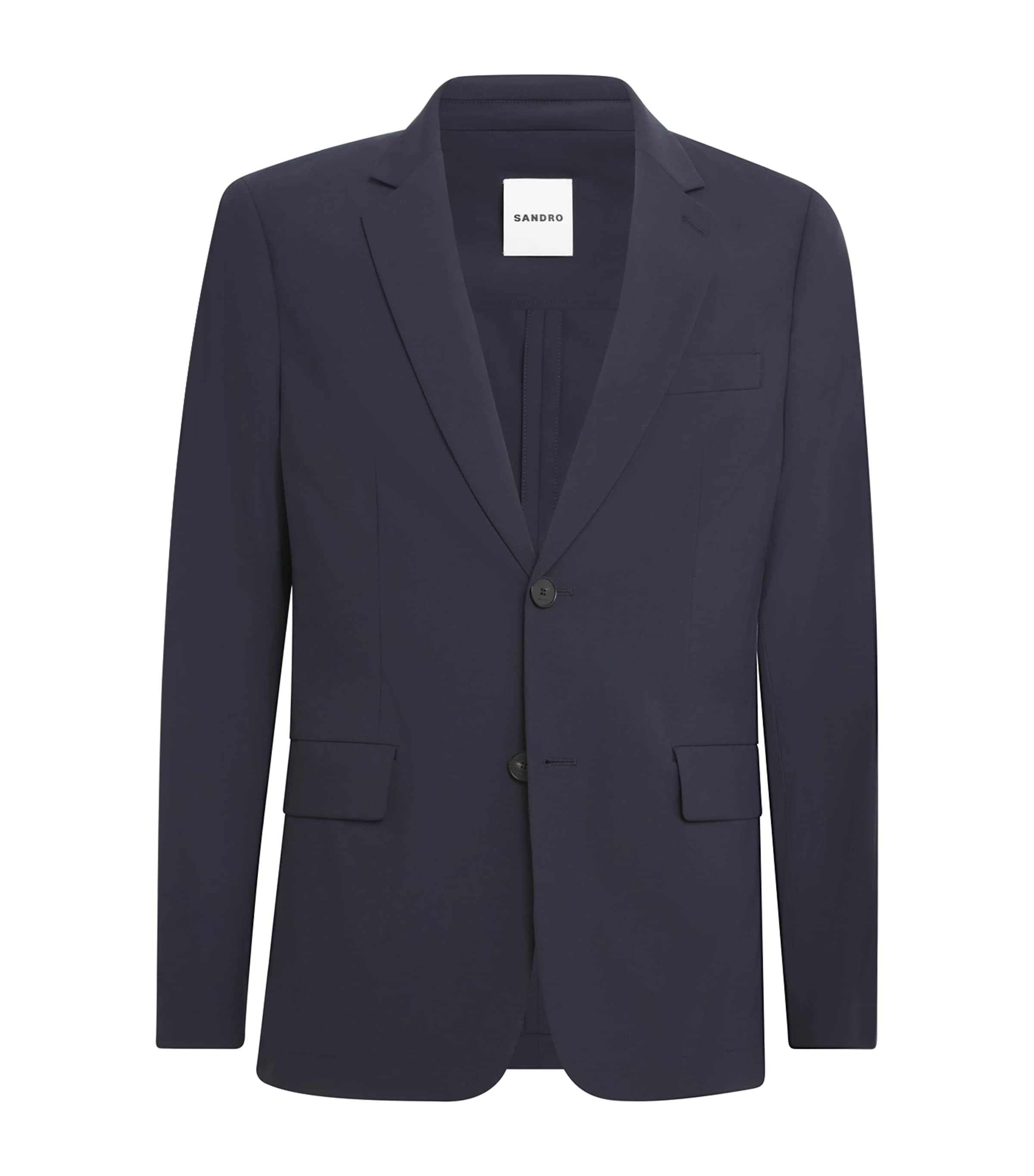 Sandro Stretch-wool Single-breasted Blazer