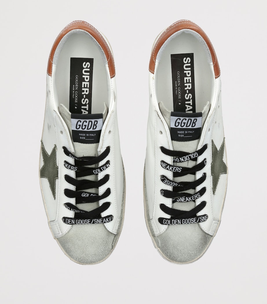 Golden Goose Leather Super Star Sneakers Rust Comb Image 4