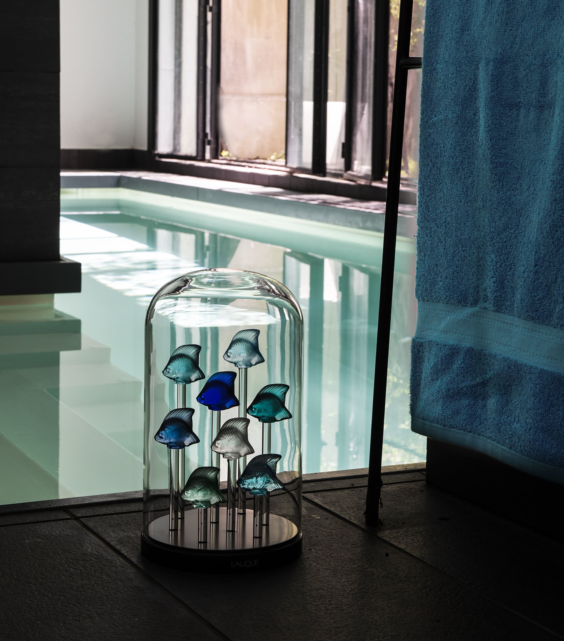 Crystal Fish Sculpture BLEU CAP-FERRAT Image 2