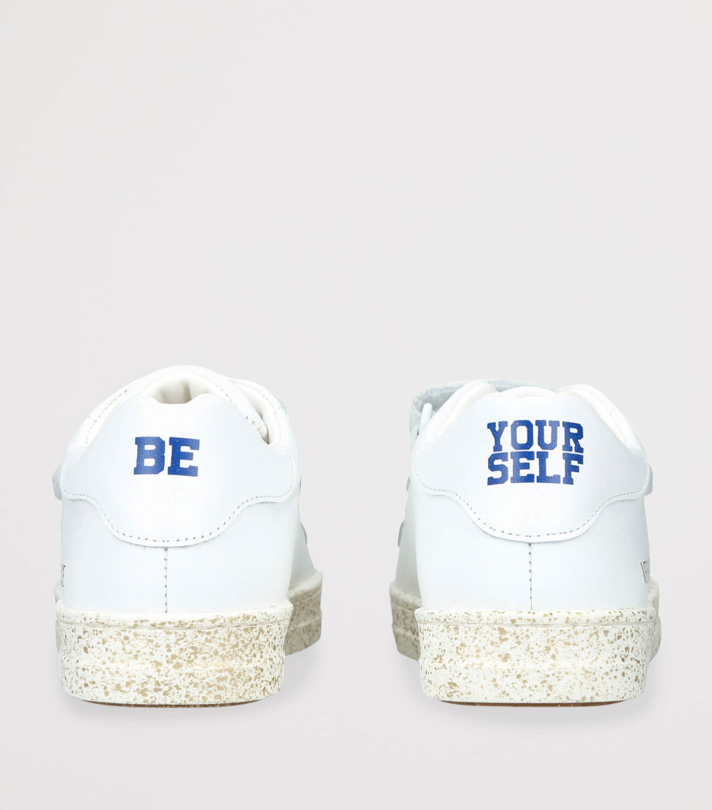 Versace Kids Eco Calf Leather Low-Top Sneakers White Image 2
