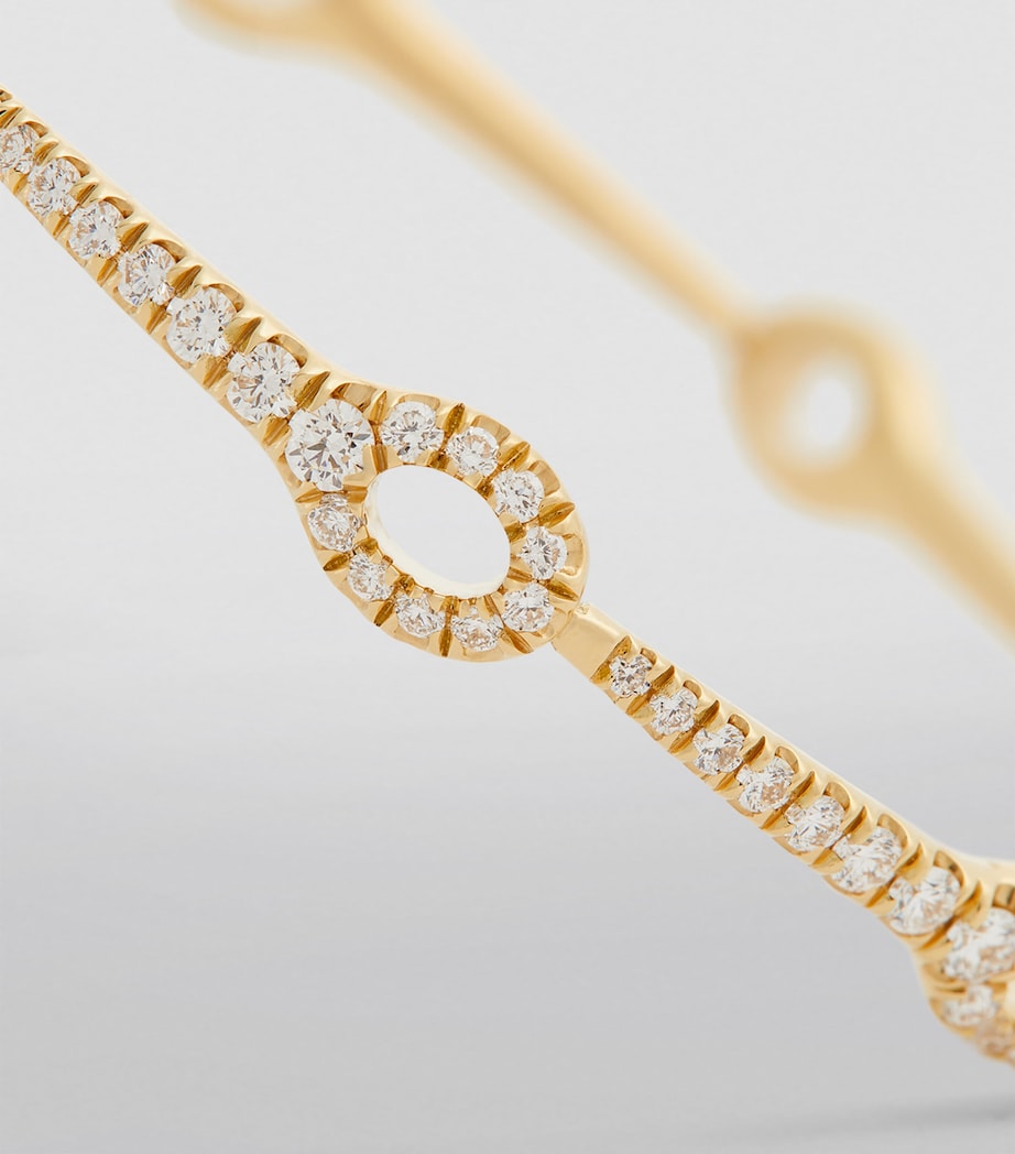 Melissa Kaye Yellow Gold and Diamond Lola Needle Bracelet Yellow Gold Image 6