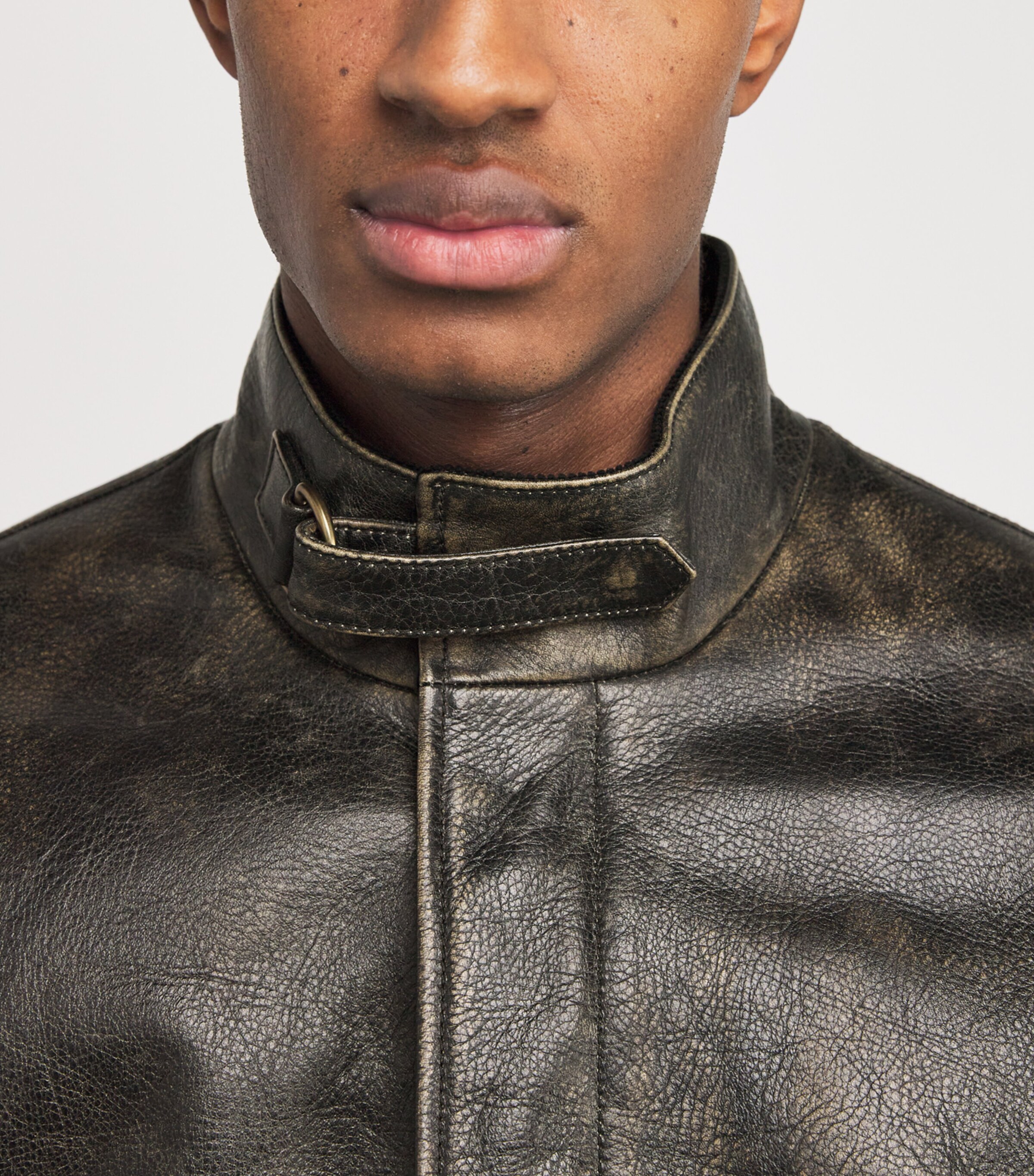The Row Black Edrice Calfskin Jacket | Harrods US