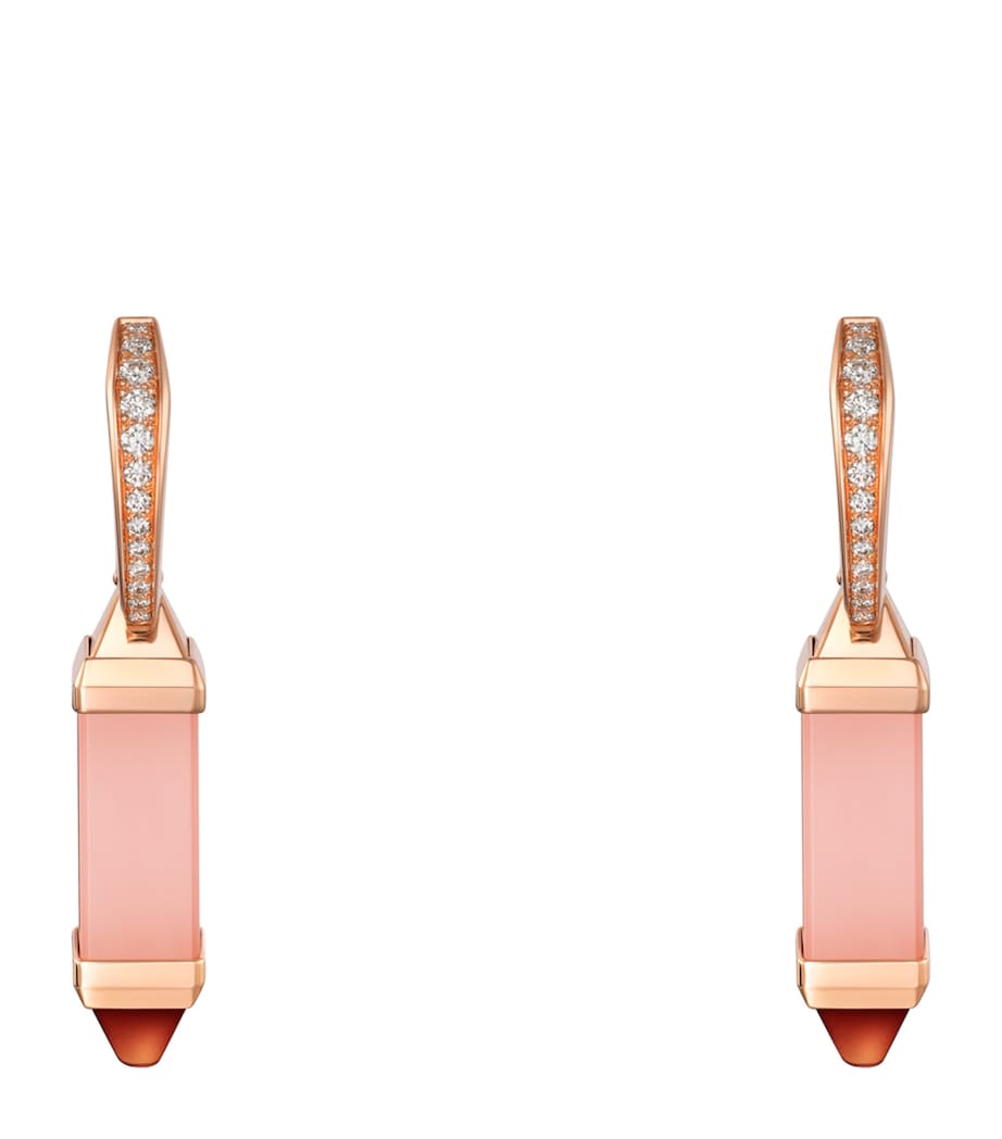 Rose Gold, Diamond and Gemstone Les Berlingots de Cartier Earrings ROSE GOLD Image 1