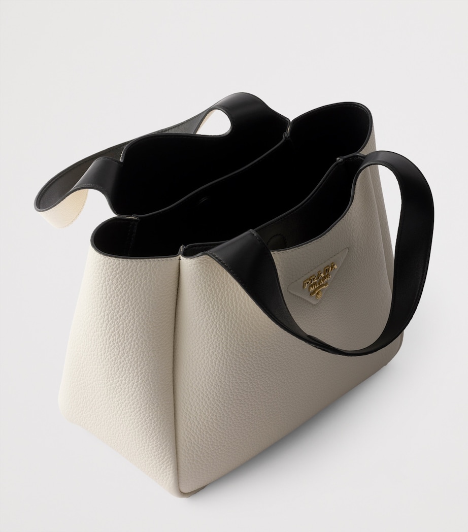 Small Leather Tote Bag F0QO3 Image 4