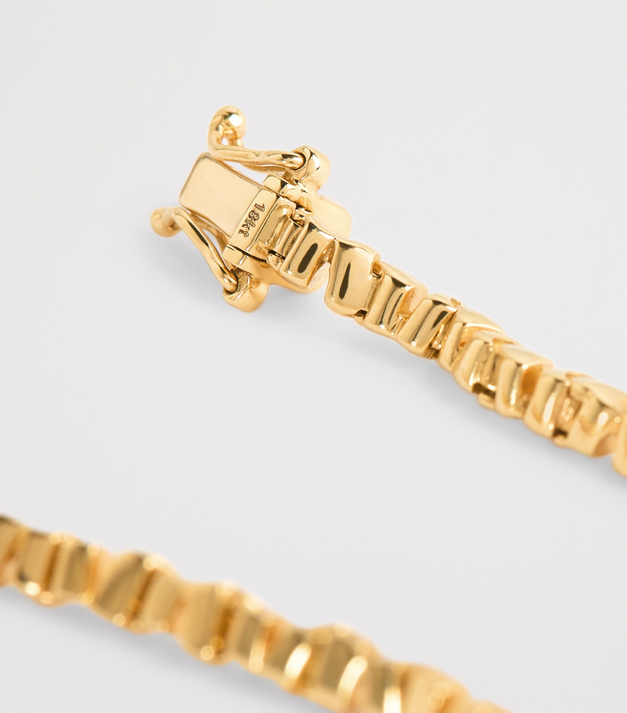 Suzanne Kalan Yellow Gold Golden Thin Tennis Bracelet Yg Image 6
