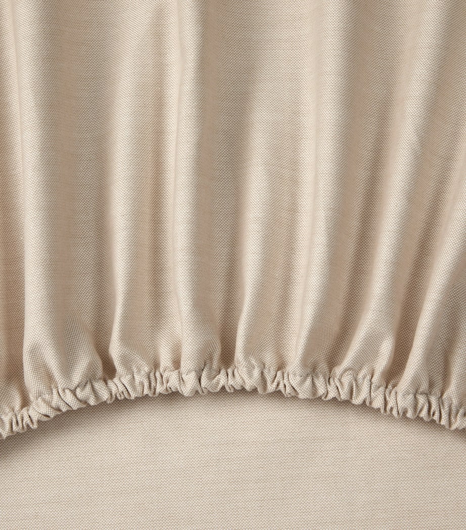 Ralph Lauren Home Oxford King Fitted Sheet (150cm x 200cm) Linen Image 3