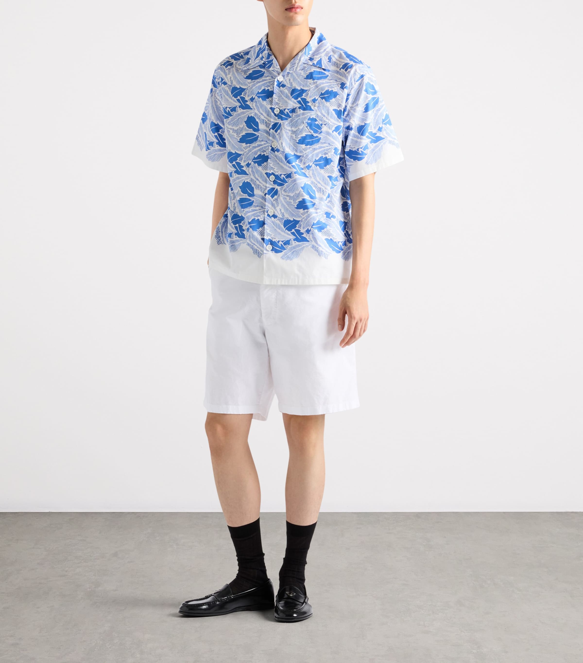 Prada Mens Cotton Printed Shirt Image 2