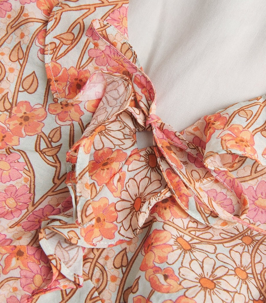 Floral Farrow Crop Top BLUE BELL MULTI Image 5