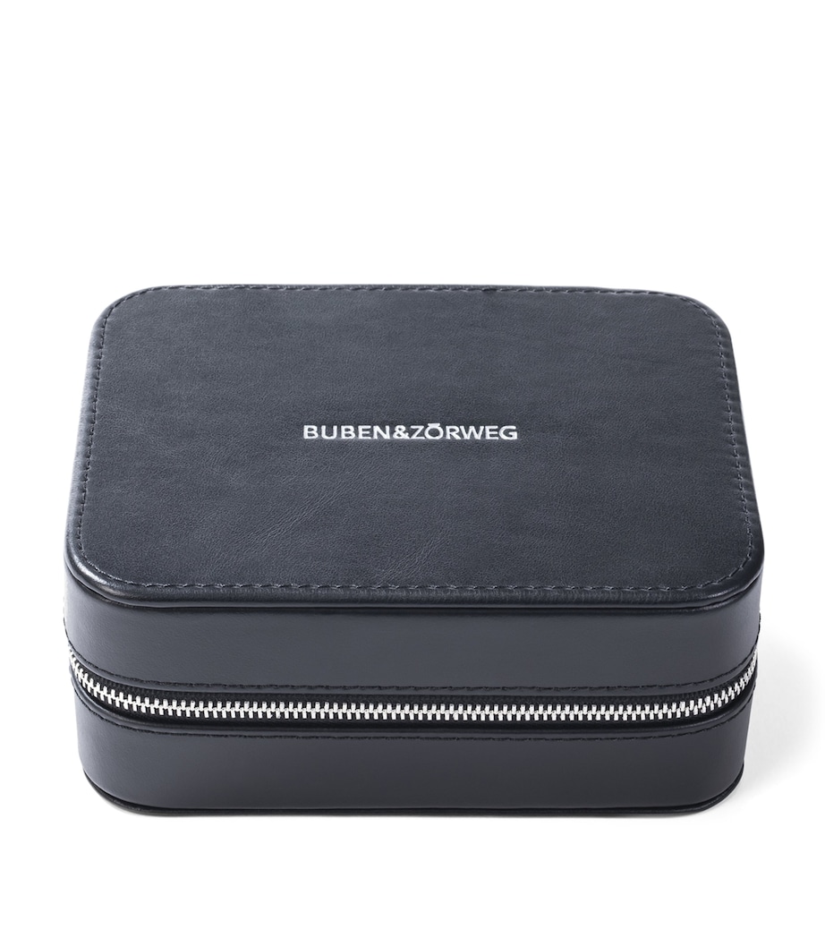 Buben & Zorweg Leather Roma Jewellery Case Black Image 1