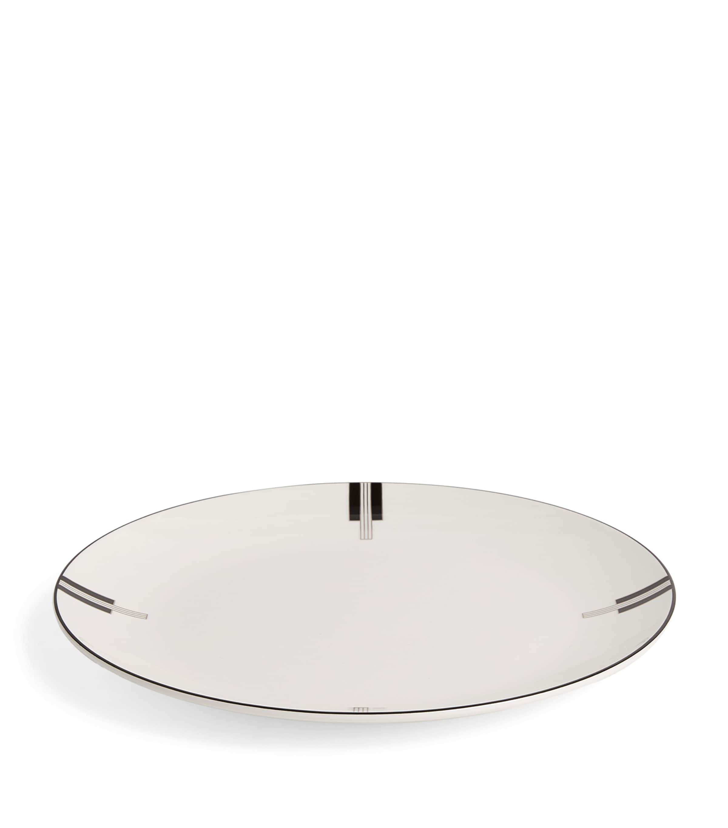 Wedgwood x Vera Wang Luxe Graphite Plate (28cm) White Image 1