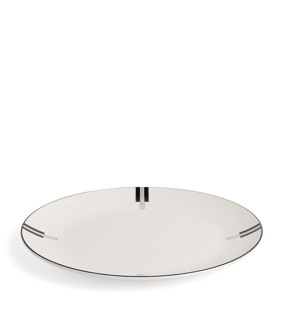 Wedgwood x Vera Wang Luxe Graphite Plate (28cm) White Image 1