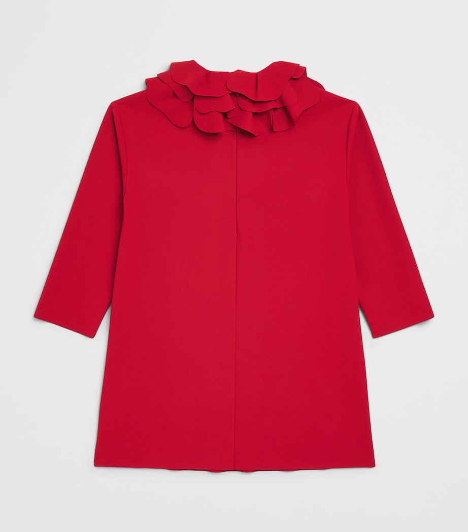 Ruffled-Collar Dress (2-14 Years) 377CHRISTMAS RED Image 2