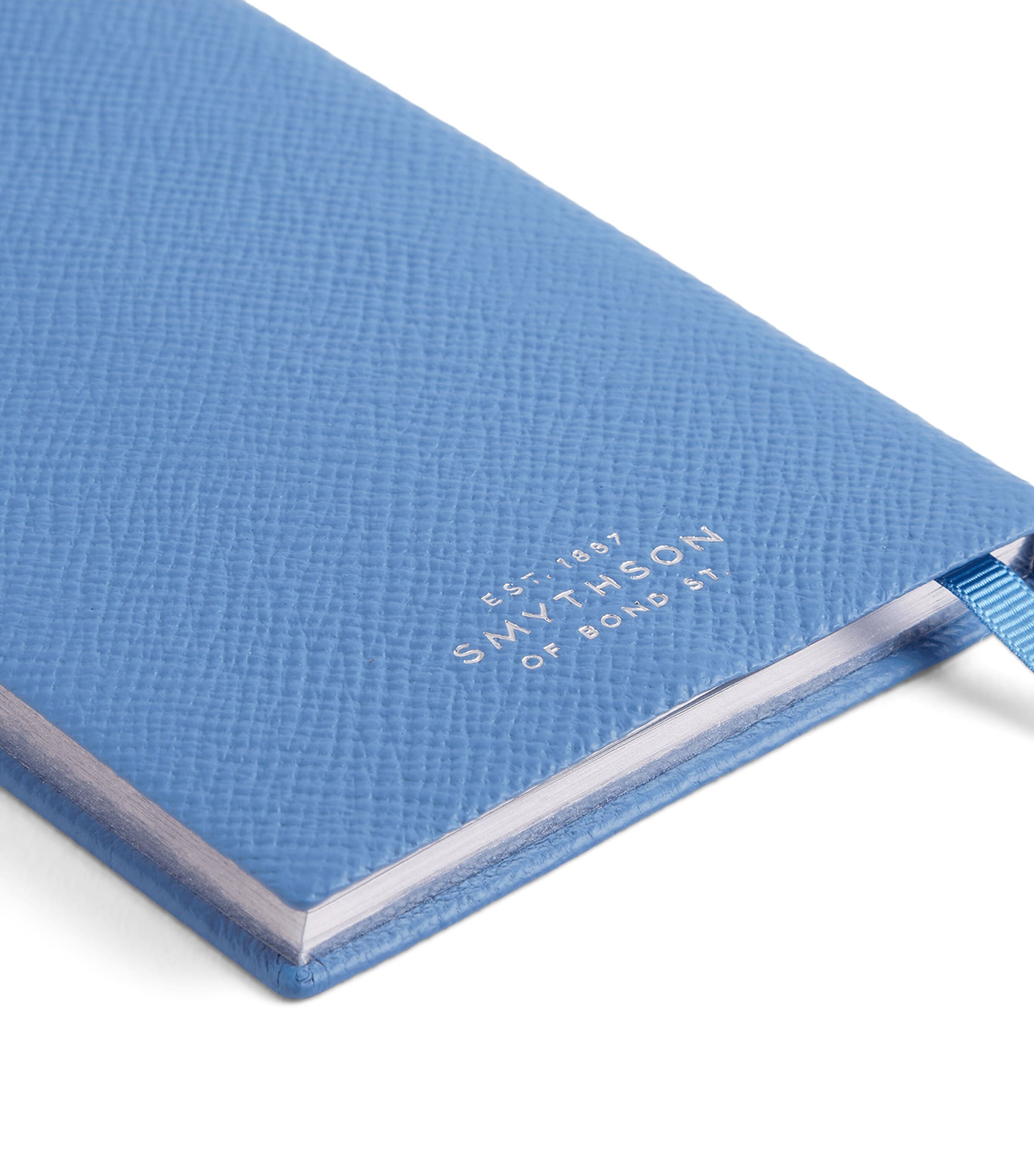 Smythson Leather Panama Weekly Diary 2027 Nile Blue Image 6