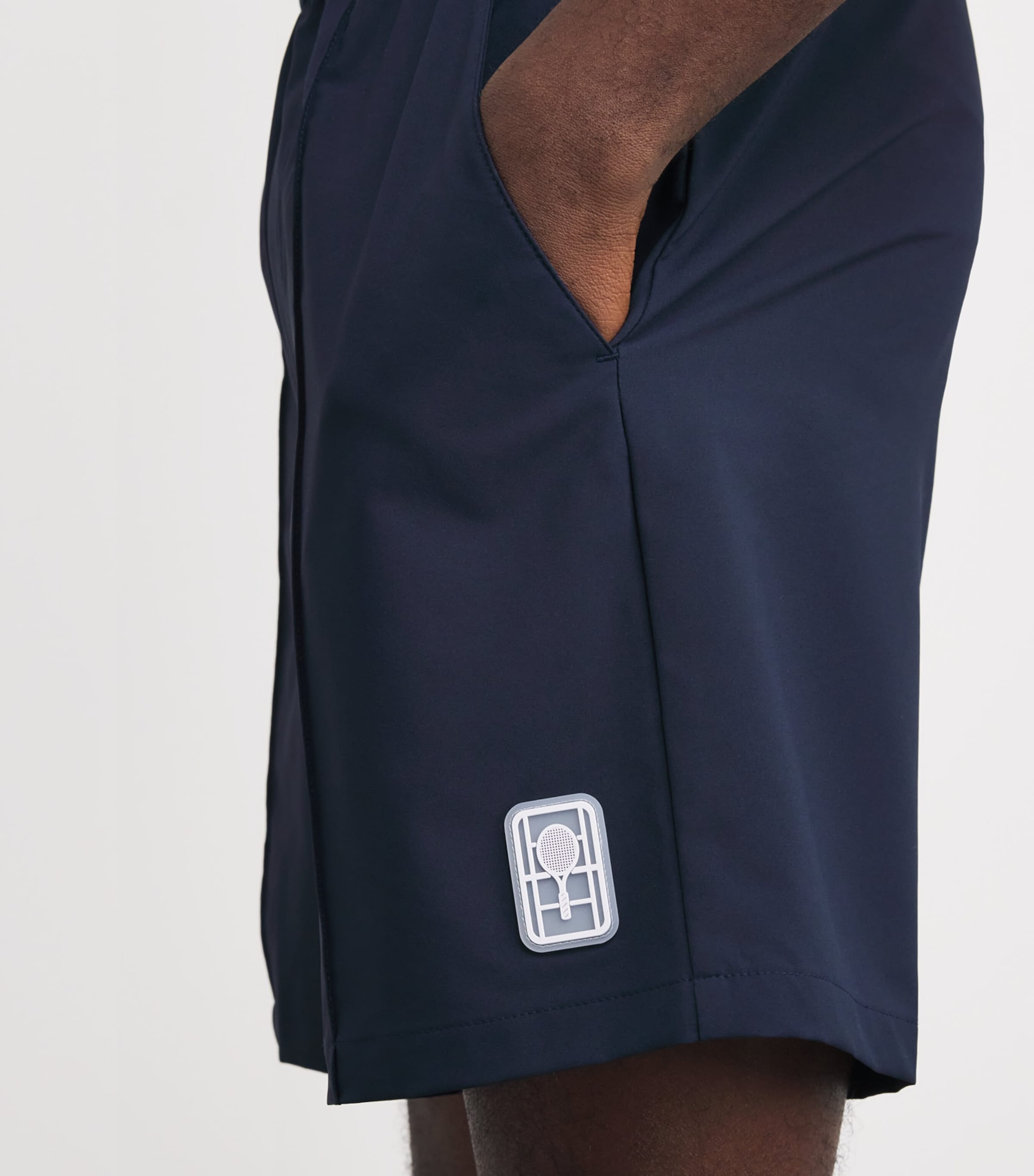 Stretch Taffeta Ultra Dry Tennis Shorts 166 NAVY BLUE Image 6