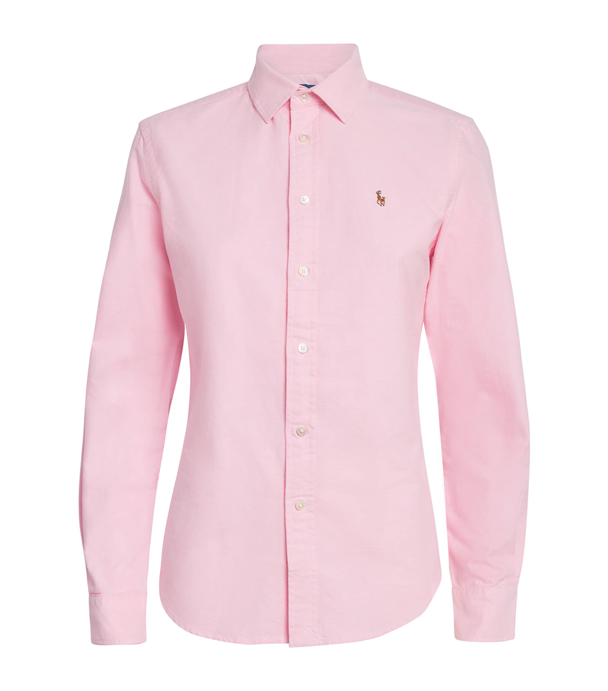 Polo Ralph Lauren Womens Cotton Oxford Shirt Bath Pink Image 1