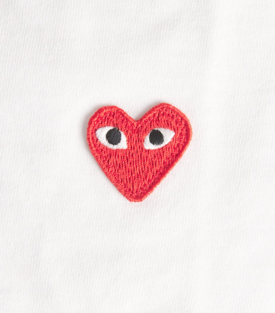 Comme Des Garçons Cotton Heart Logo T-Shirt (2-6 Years) Image 3