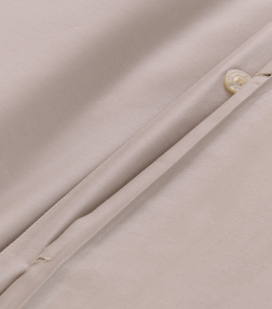 Frette Lush Ajour Duvet Cover (260cm x 240cm) Greige Image 4