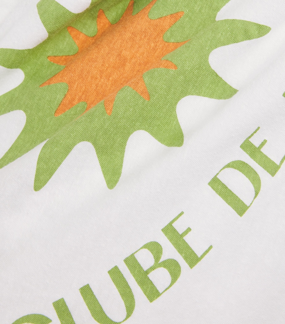 Cotton-Linen Dinis T-Shirt 880 PKT GRN MNDN ORG Image 5