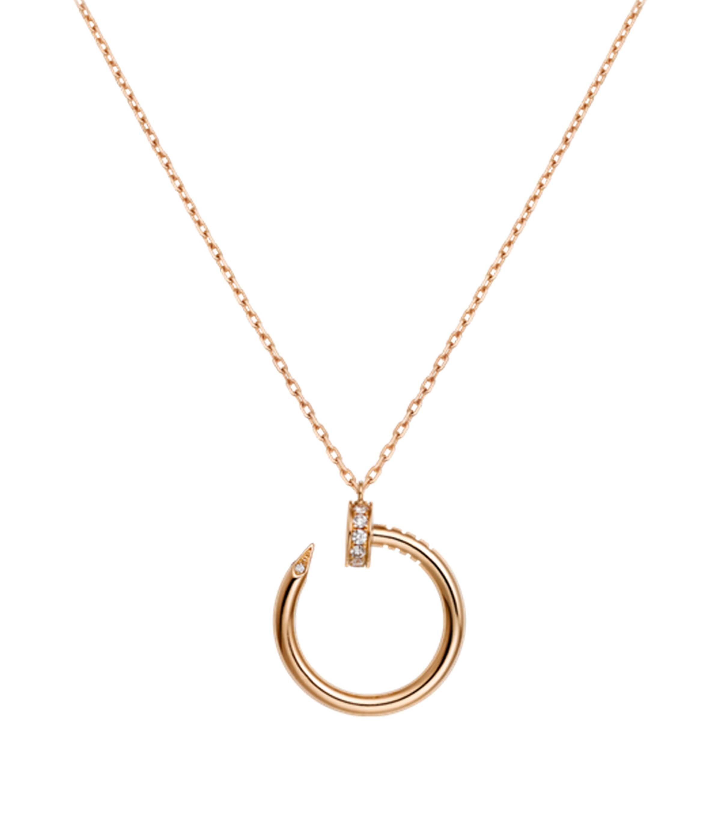 Rose Gold and Diamond Juste un Clou Necklace ROSE GOLD Image 1