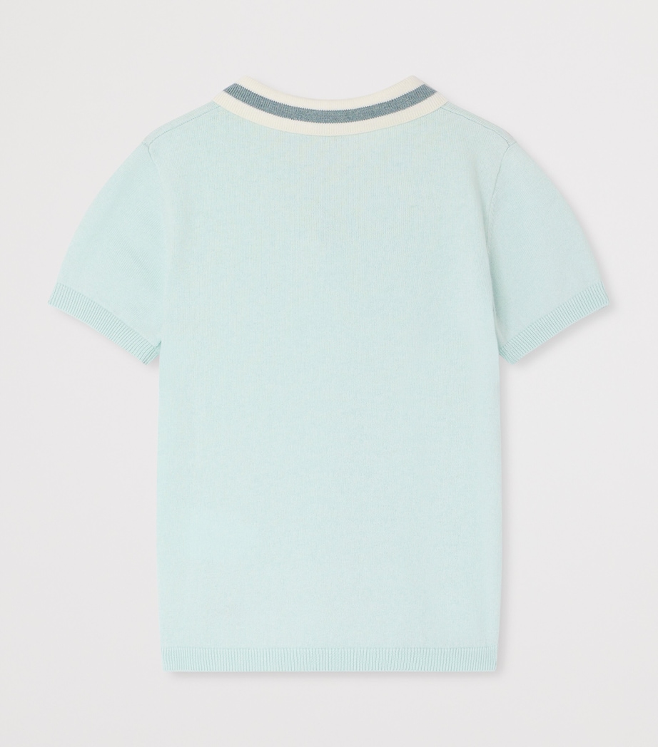 Cotton Polo Shirt (10-14 Years) RA VERT CELADON Image 2