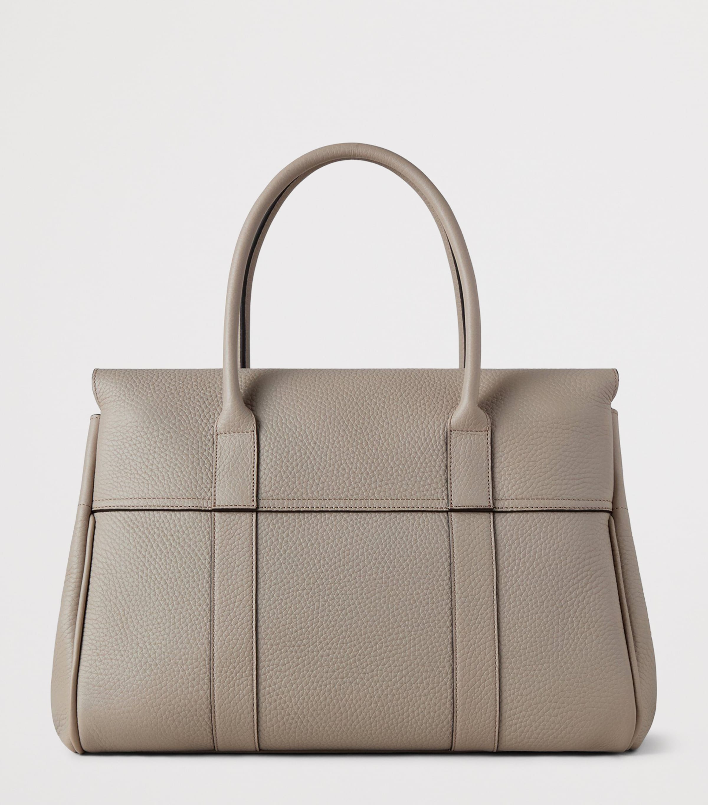 Leather Bayswater Shoulder Bag CASHMERE TAUPE Image 3
