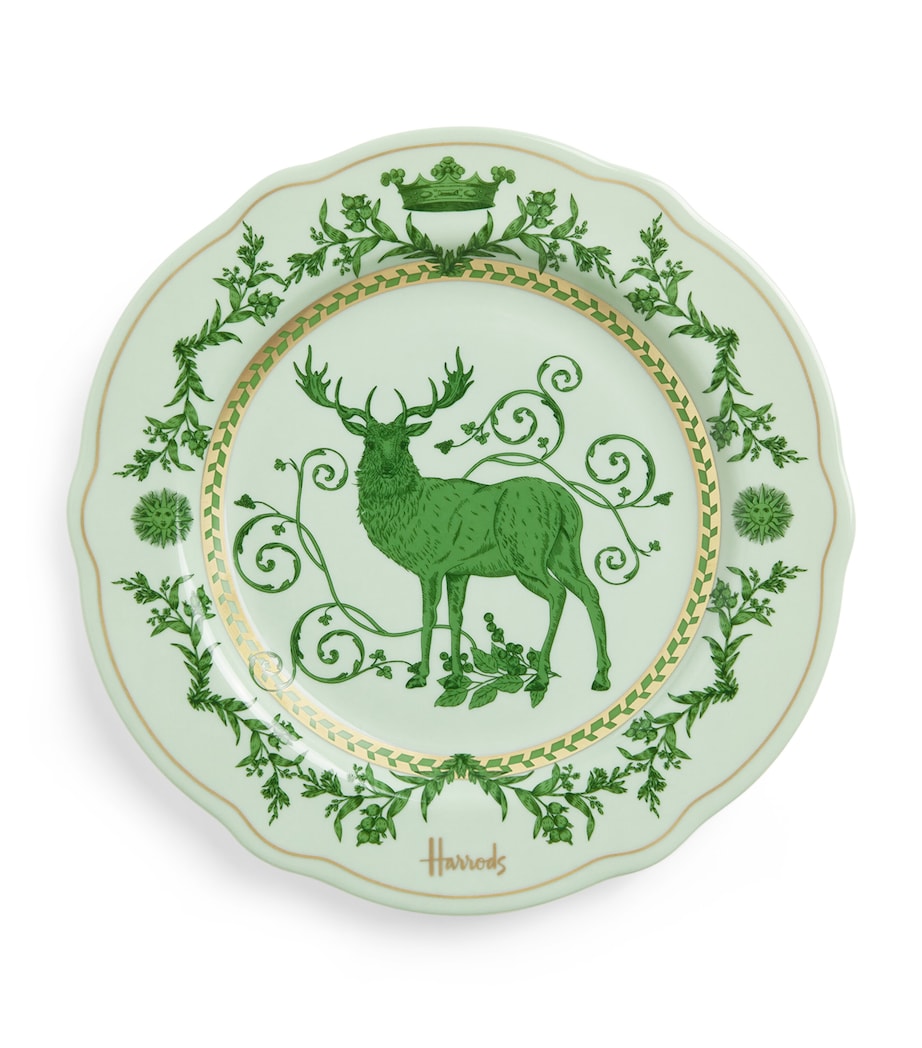 Harrods Menagerie Side Plate (20.5cm) Pink Image 1