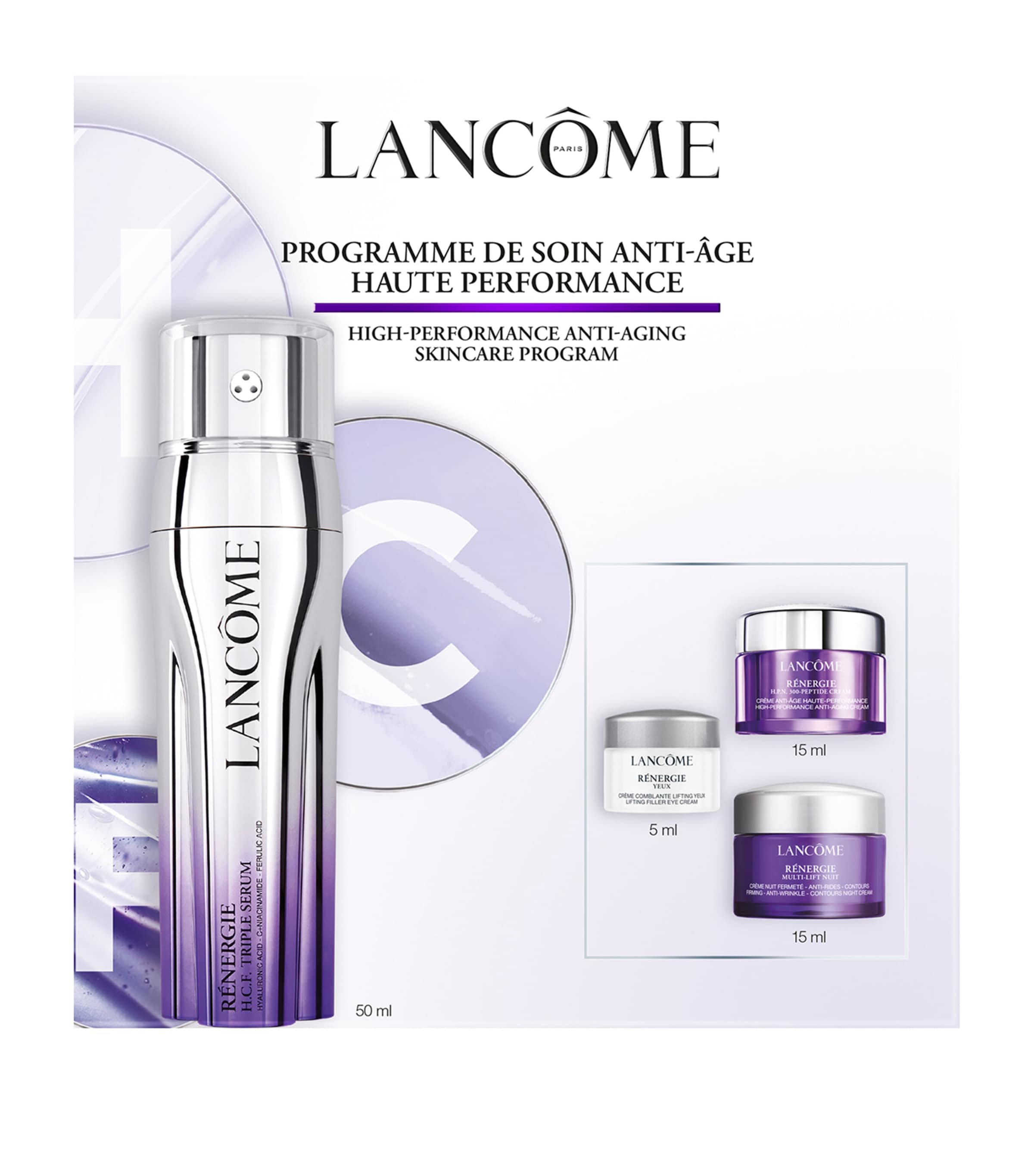 Lancôme Rénergie H. C.f Triple Serum Routine Set