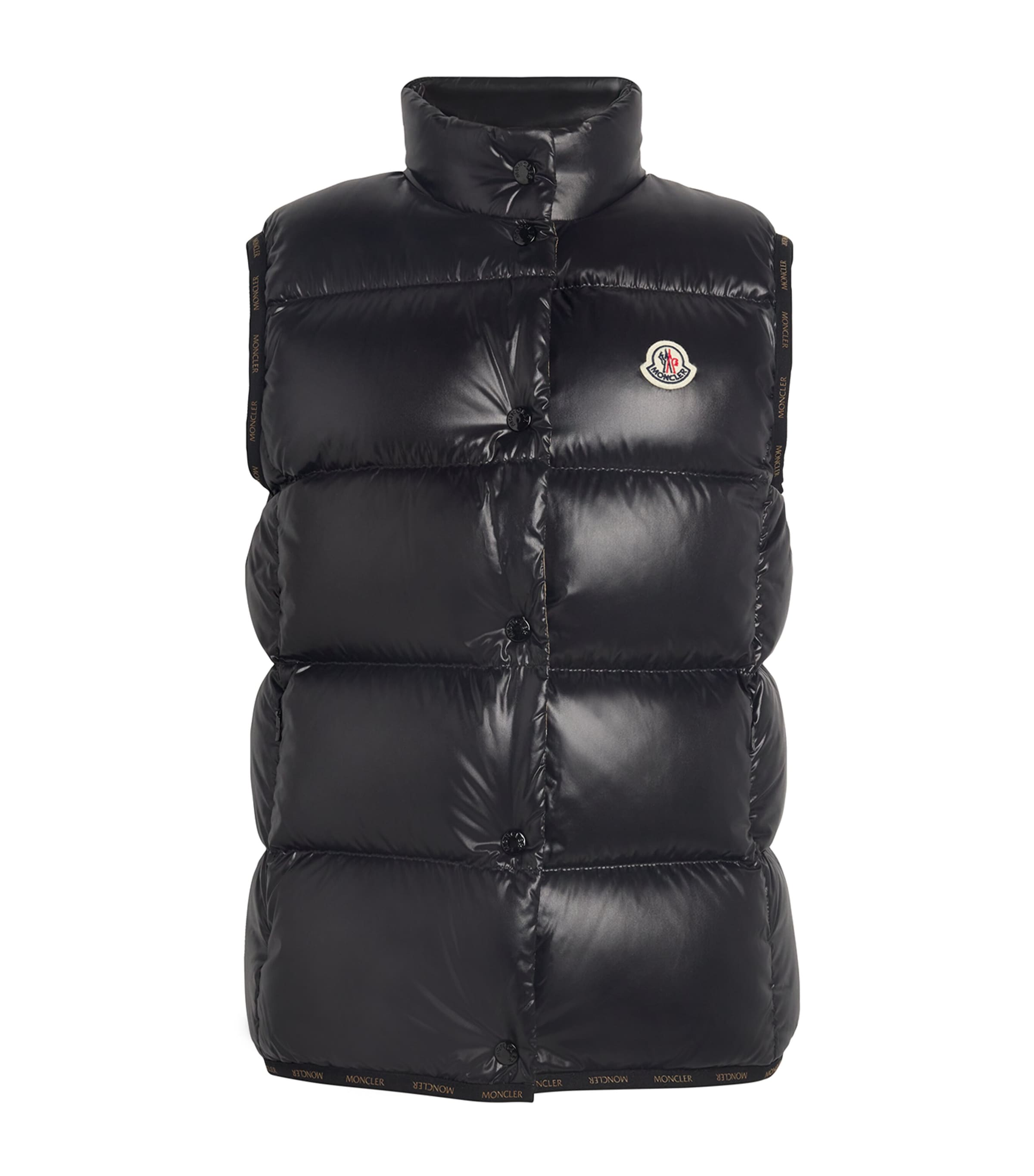 Moncler Down-filled Badia Gilet In Black