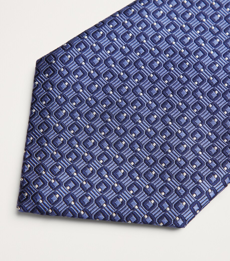 Canali Silk Jacquard Tie Image 4
