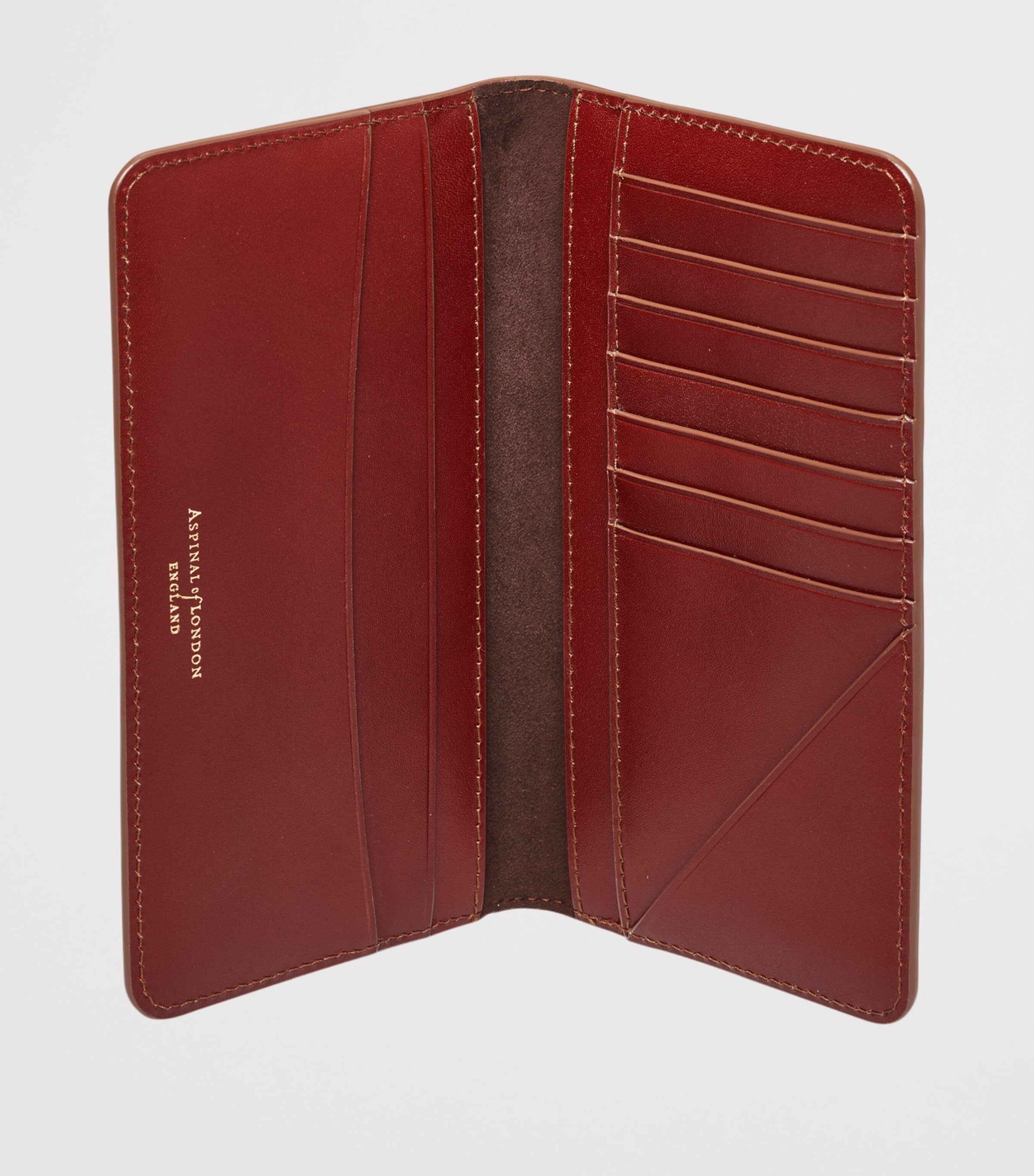 Aspinal Of London Leather Long Wallet Black Image 3