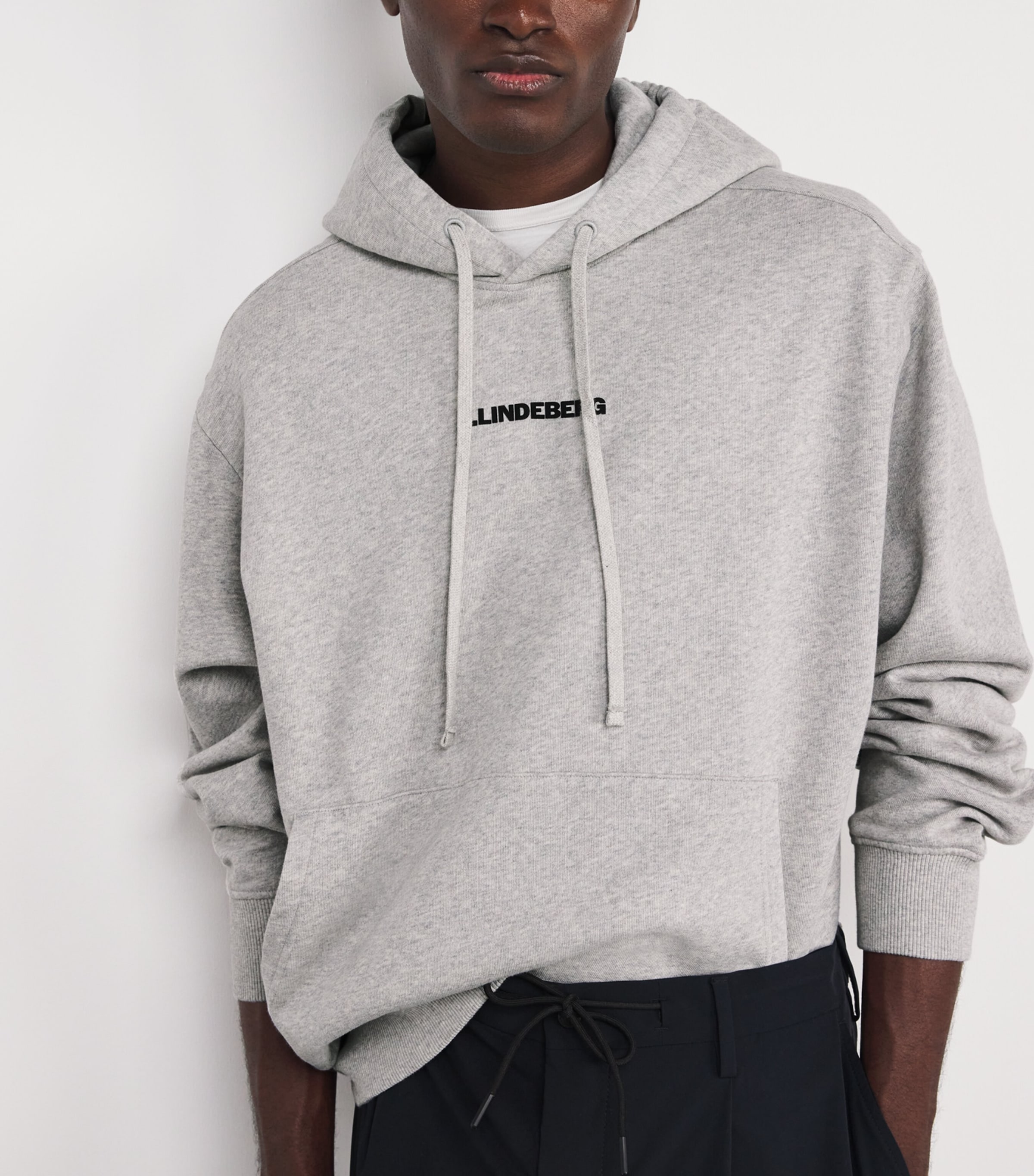 Cotton Callan Hoodie U199 LIGHT GREY Image 6