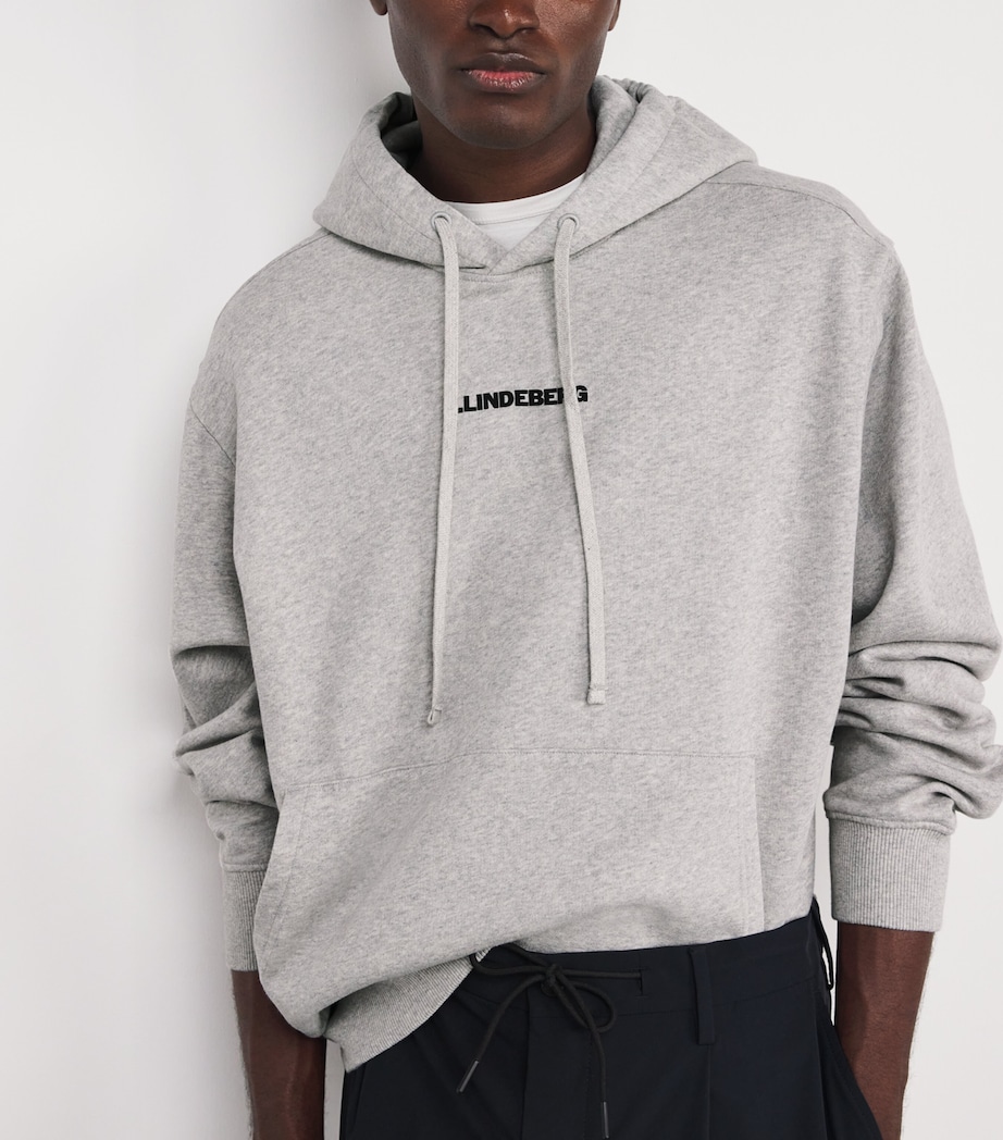 Cotton Callan Hoodie U199 LIGHT GREY Image 6
