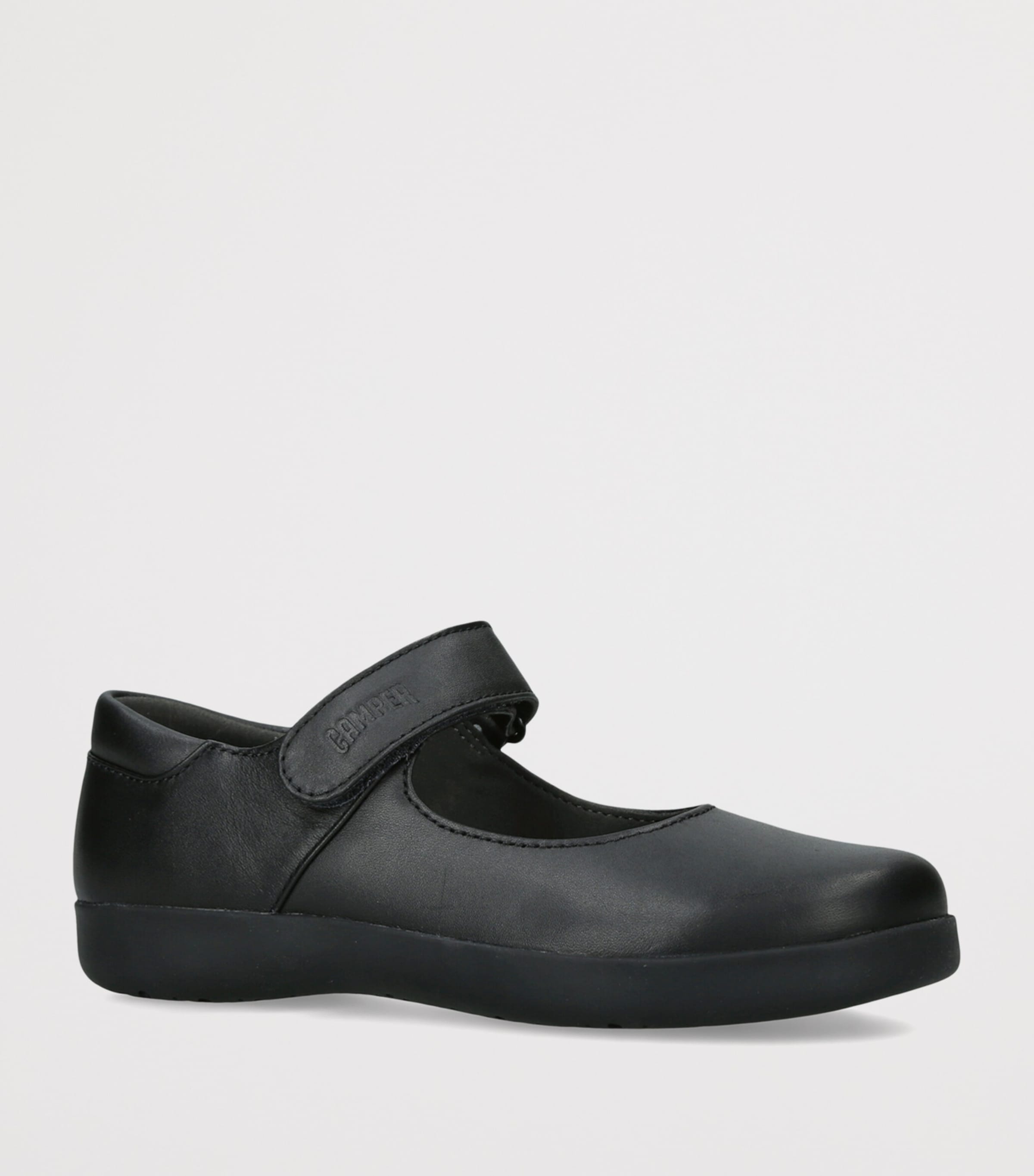 Camper Leather Spiral Comet Mary Janes Black Image 2