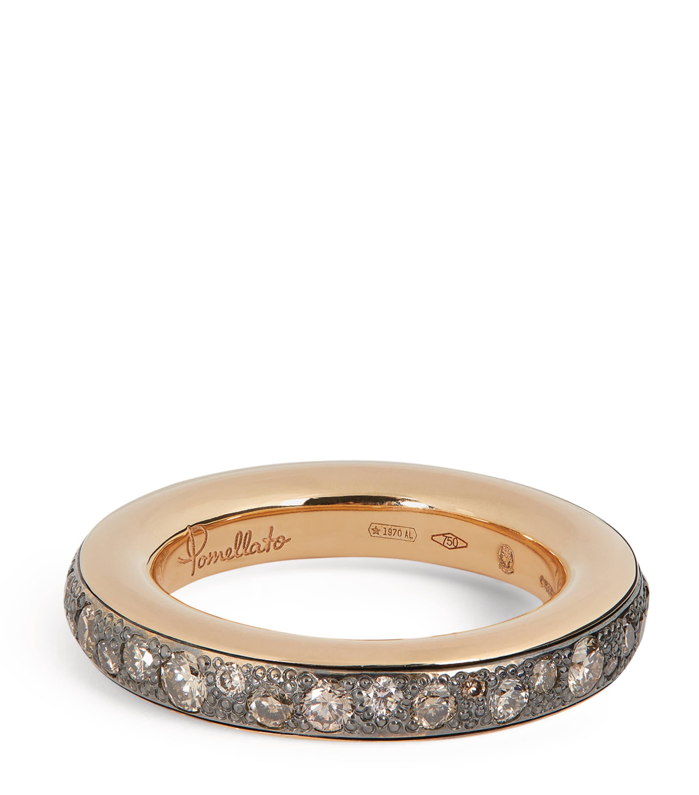 Pomellato Rose Gold And Brown Diamond Iconica Ring
