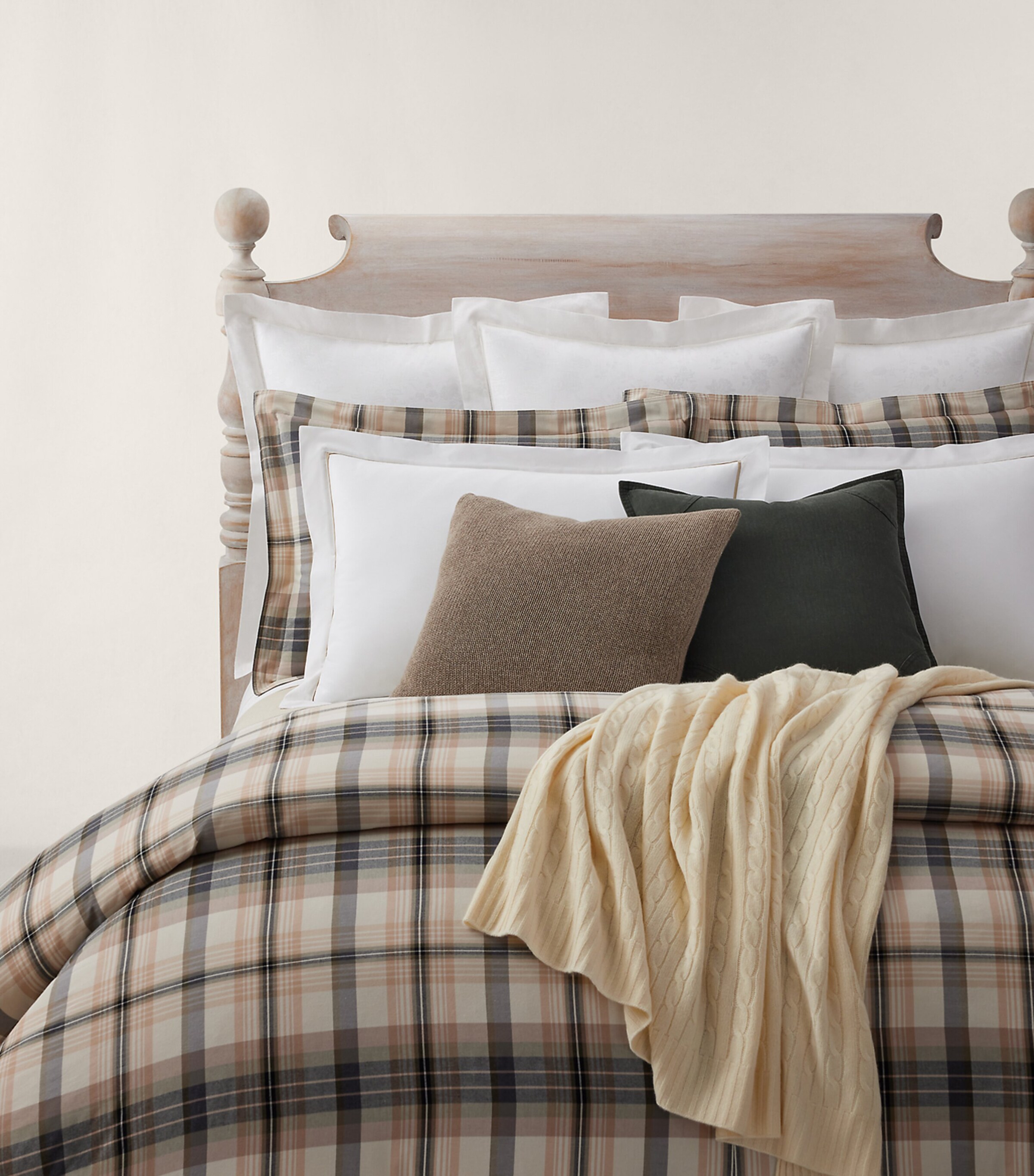 Adelina Standard Oxford Pillowcase (50cm x 75cm) OATMEAL Image 2