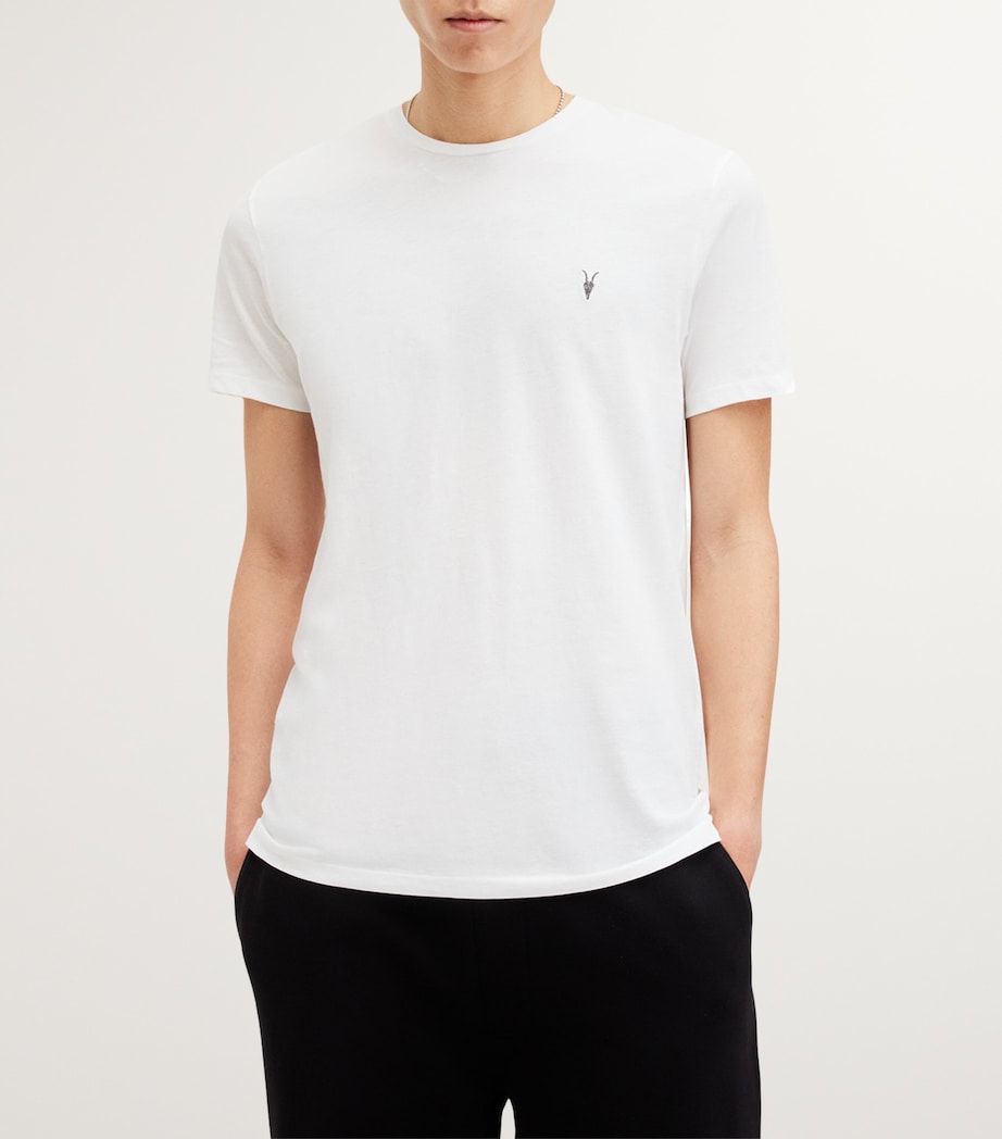 Cotton-Blend Tonic T-Shirts (Set of 3) OPTIC/BLACK/GREY Image 4