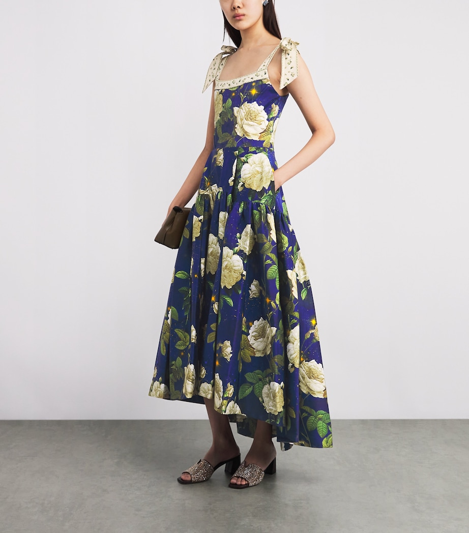 Floral Rosalee Midi Dress E439 TWILIGHT EDEN Image 2