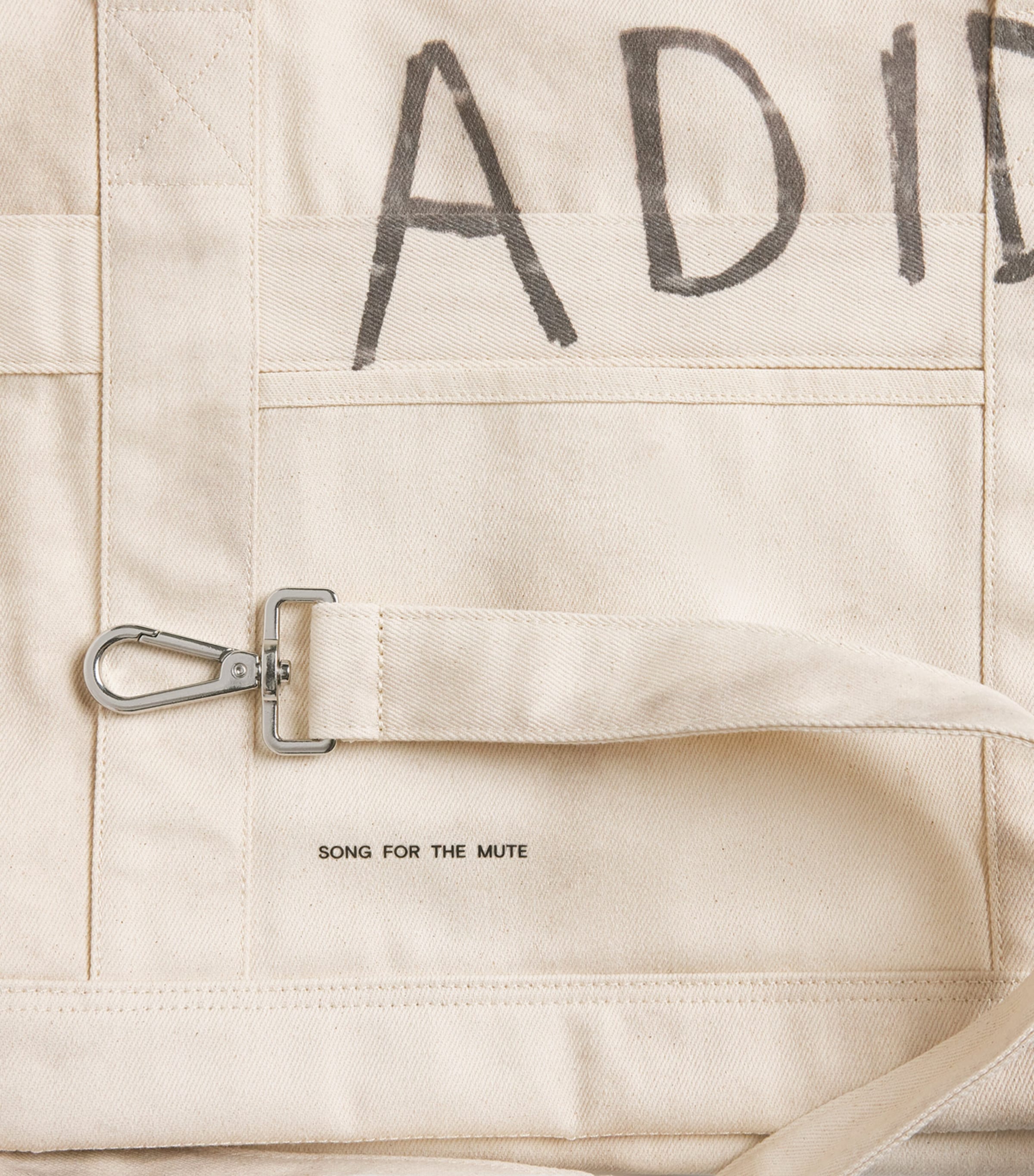 adidas x Song for the Mute Logo Tote Bag Natural Denim Image 7