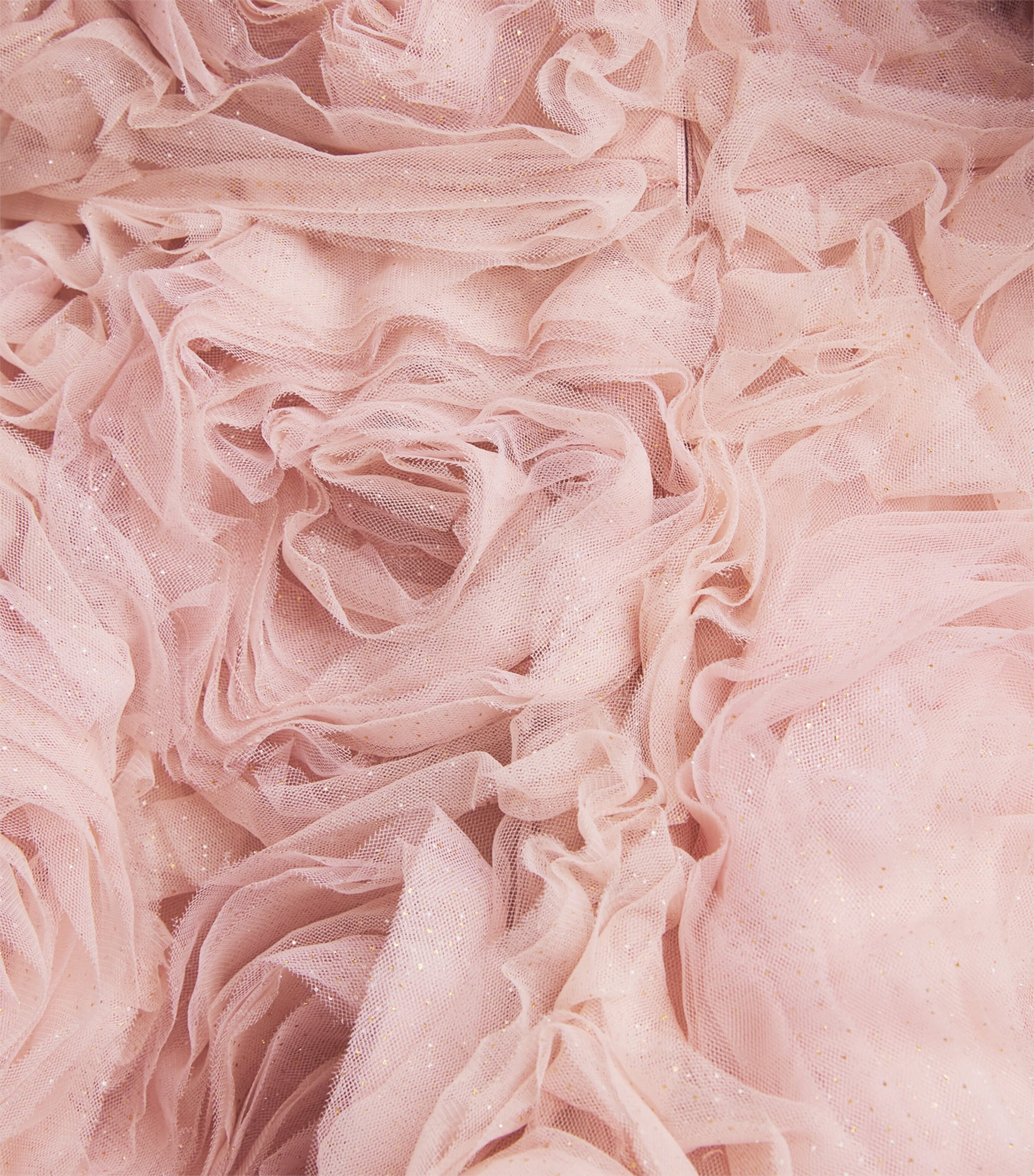 Tulle Flower Dress (1-10 Years) DUSTY PINK Image 3