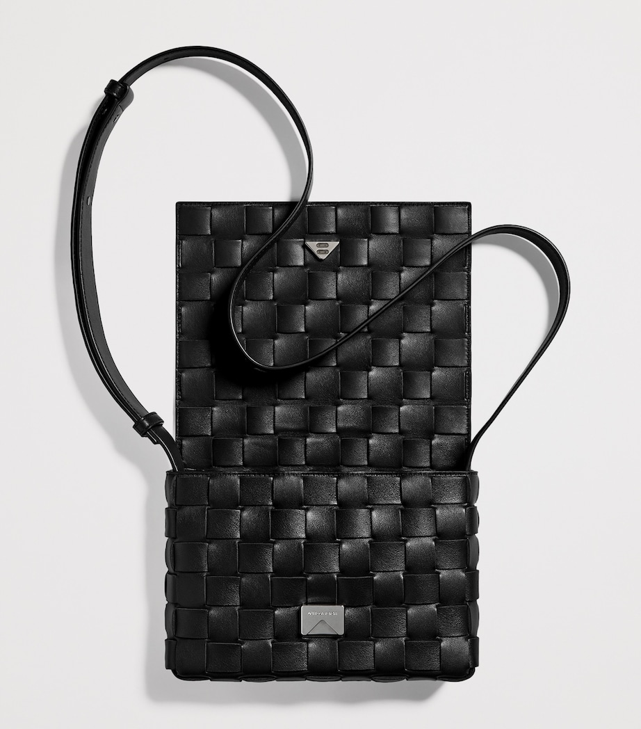 Bottega Veneta Leather Orto Messenger Bag Image 2