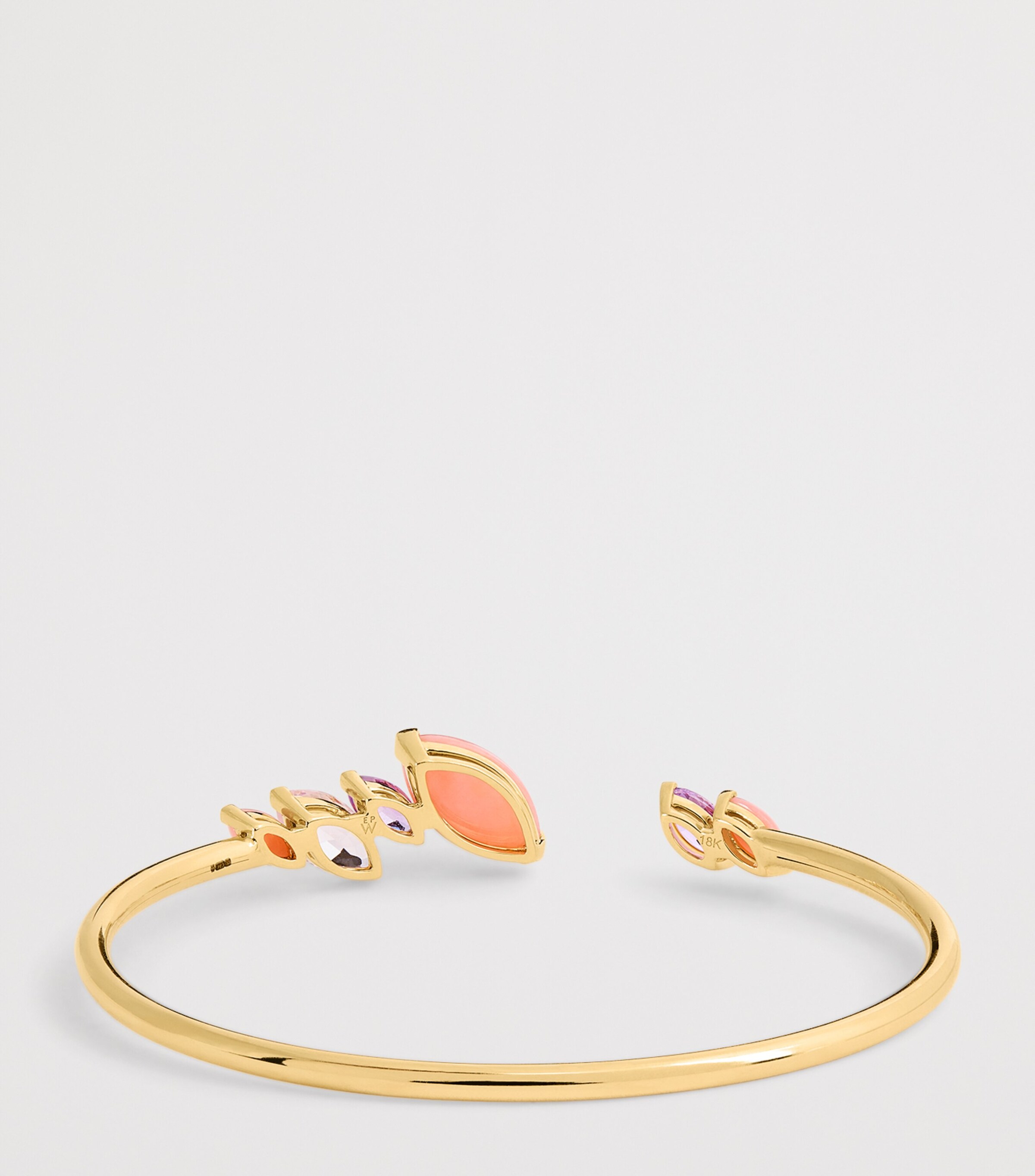 Yellow Gold, Tourmaline and Opal Batik Cuff YELLOW GOLD Image 3