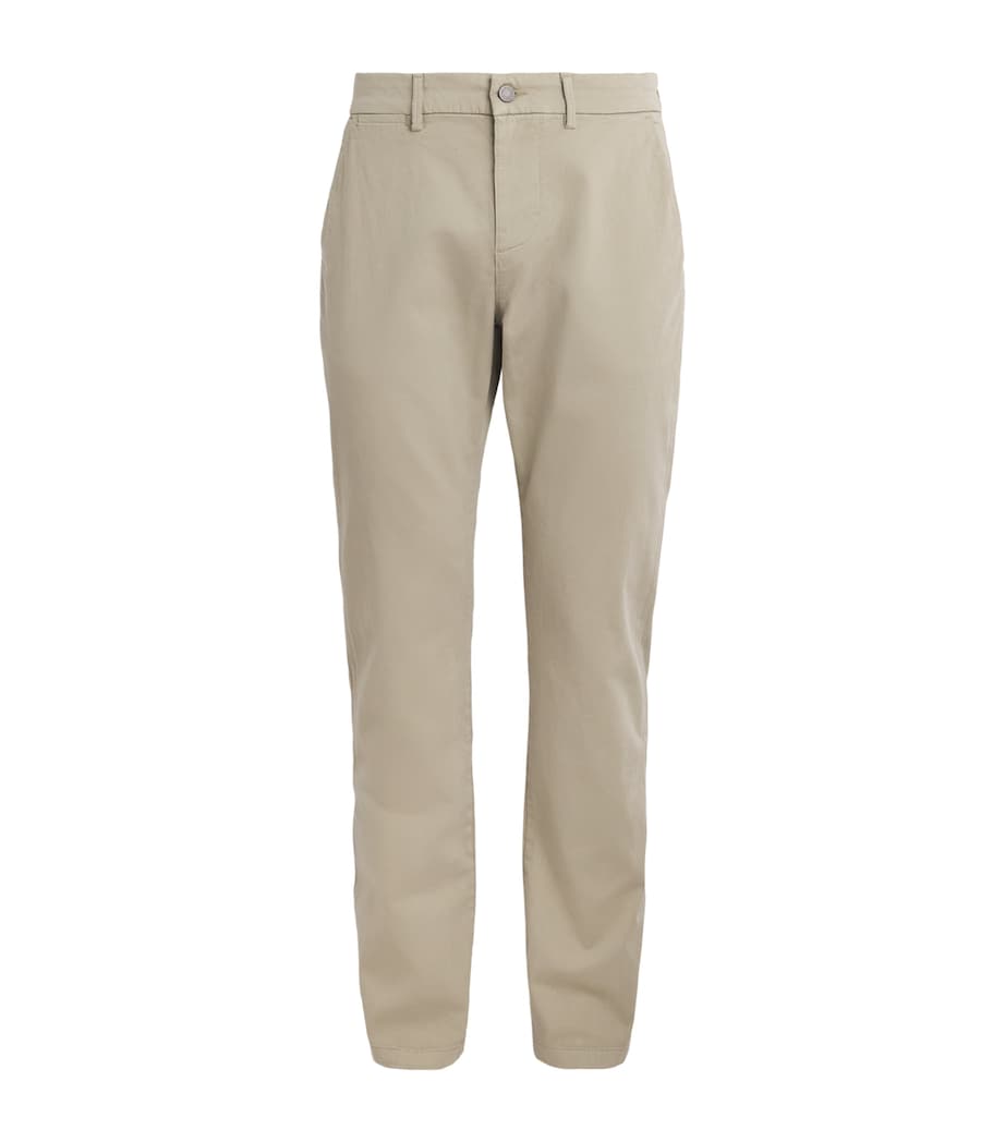 7 For All Mankind Mens Luxe Performance Slimmy Chinos Beige Image 1