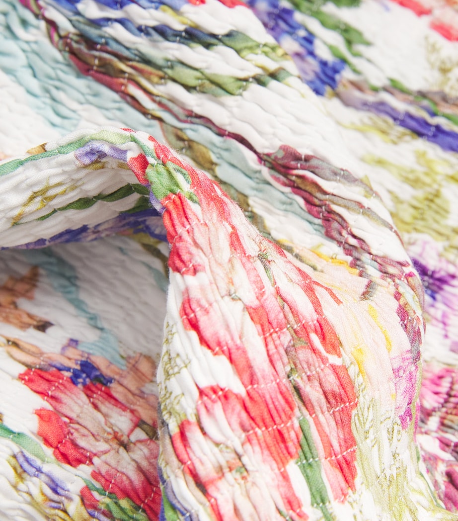 Floral Lirio Crop Top WHITE BOTANICAL Image 5