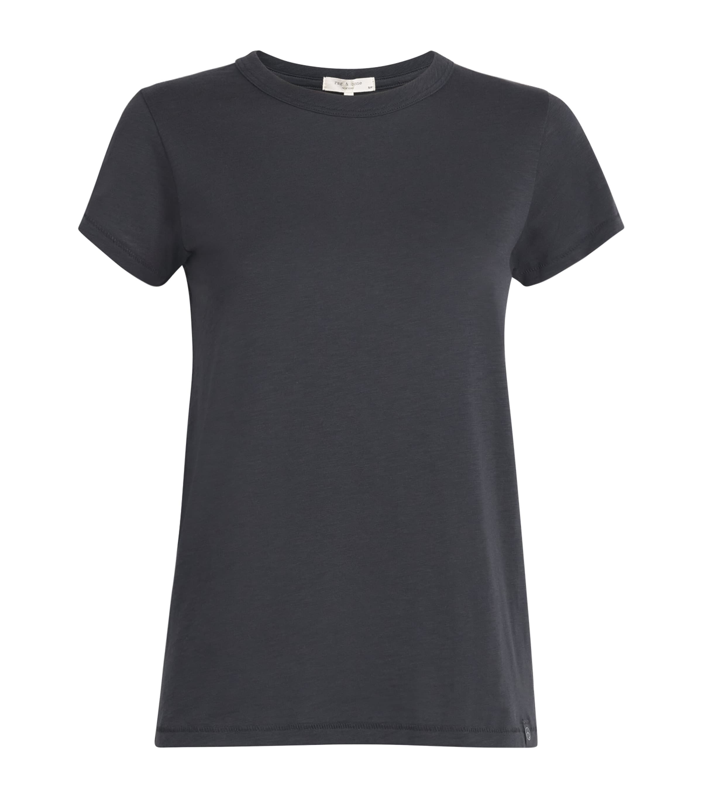 Rag & Bone Pima Cotton The Slub T-shirt In Black